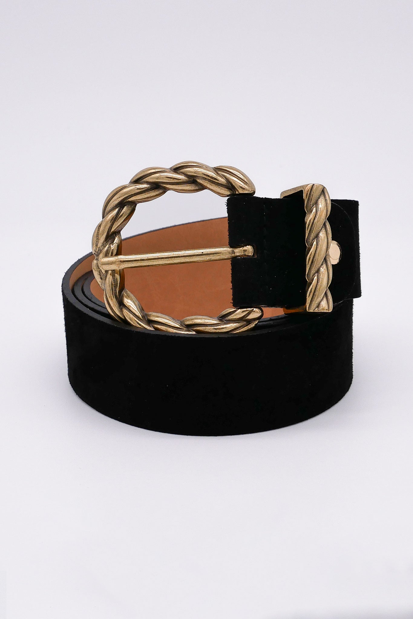 CEINTURE DAIM BAYARD NOIRE