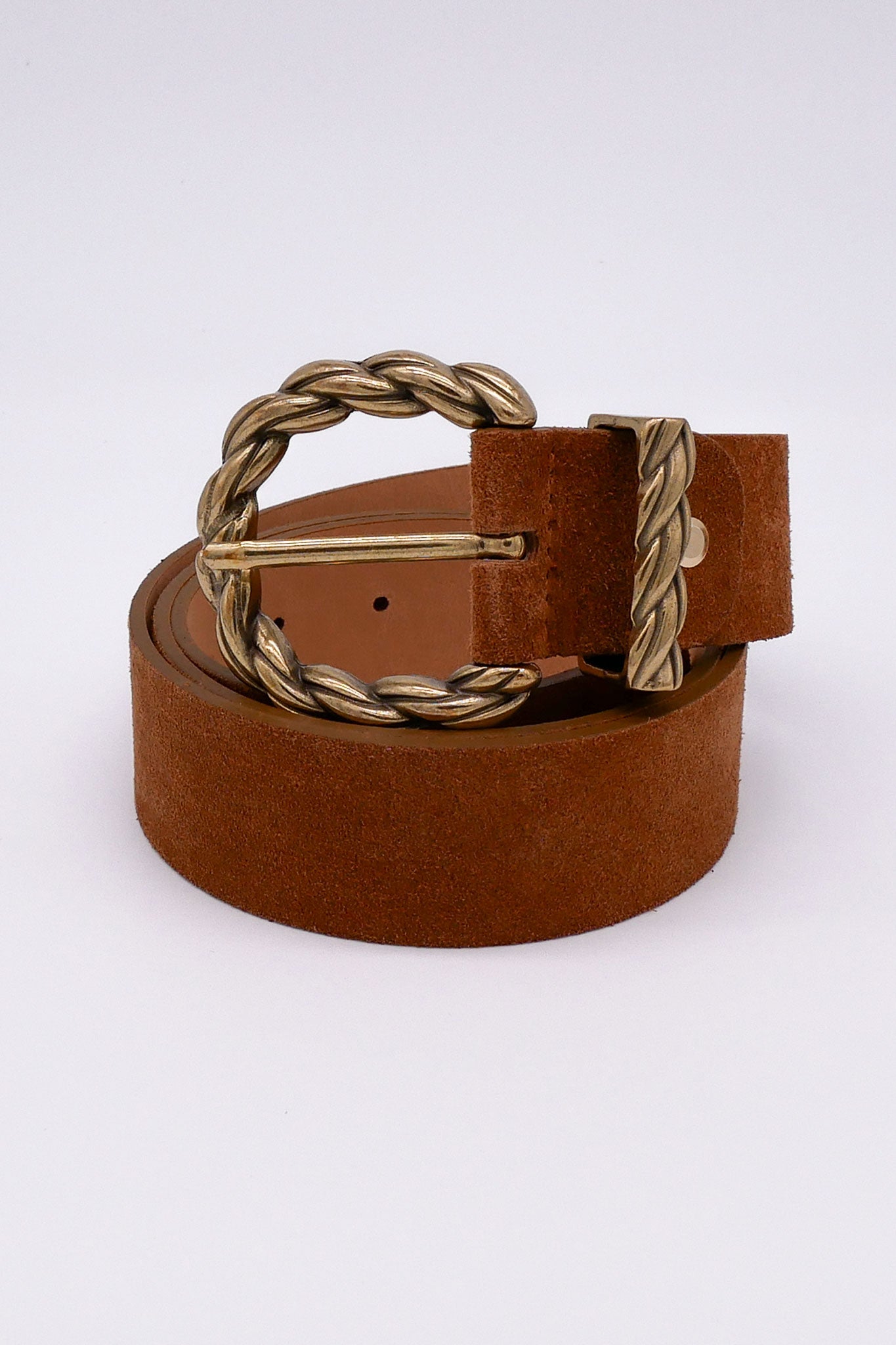 CEINTURE DAIM BAYARD TABAC