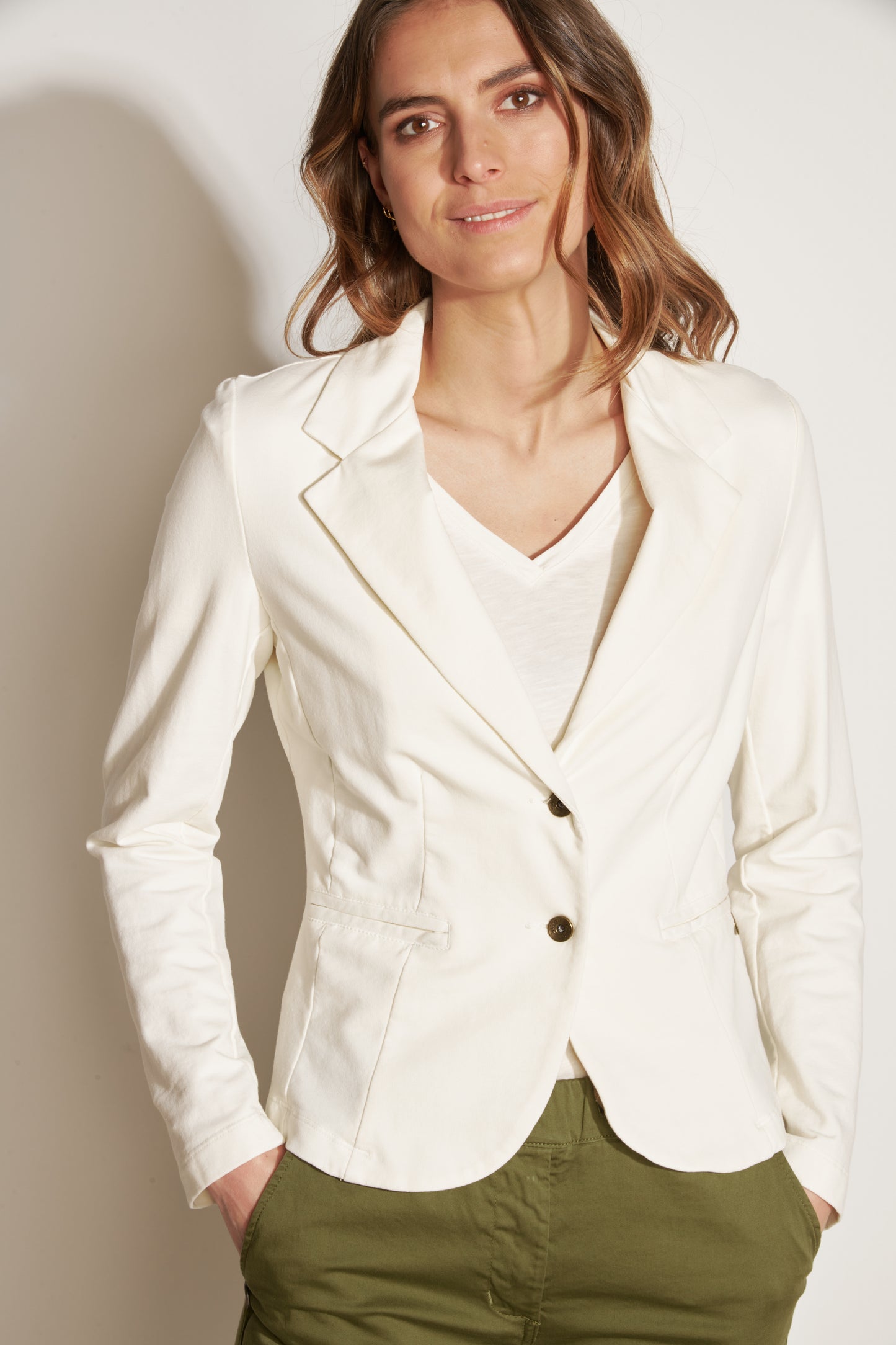 BLAZER MOLLETON ADELIA NATUREL