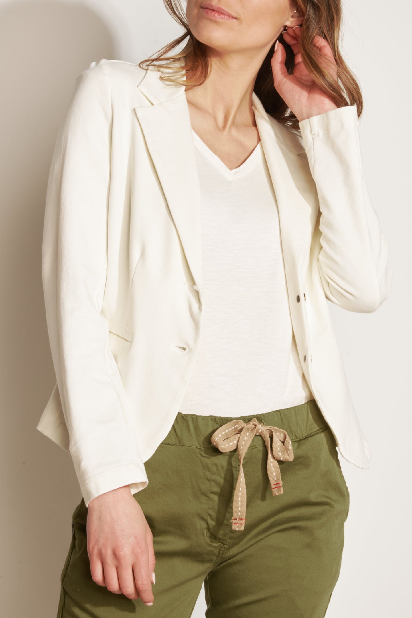 BLAZER MOLLETON ADELIA NATUREL