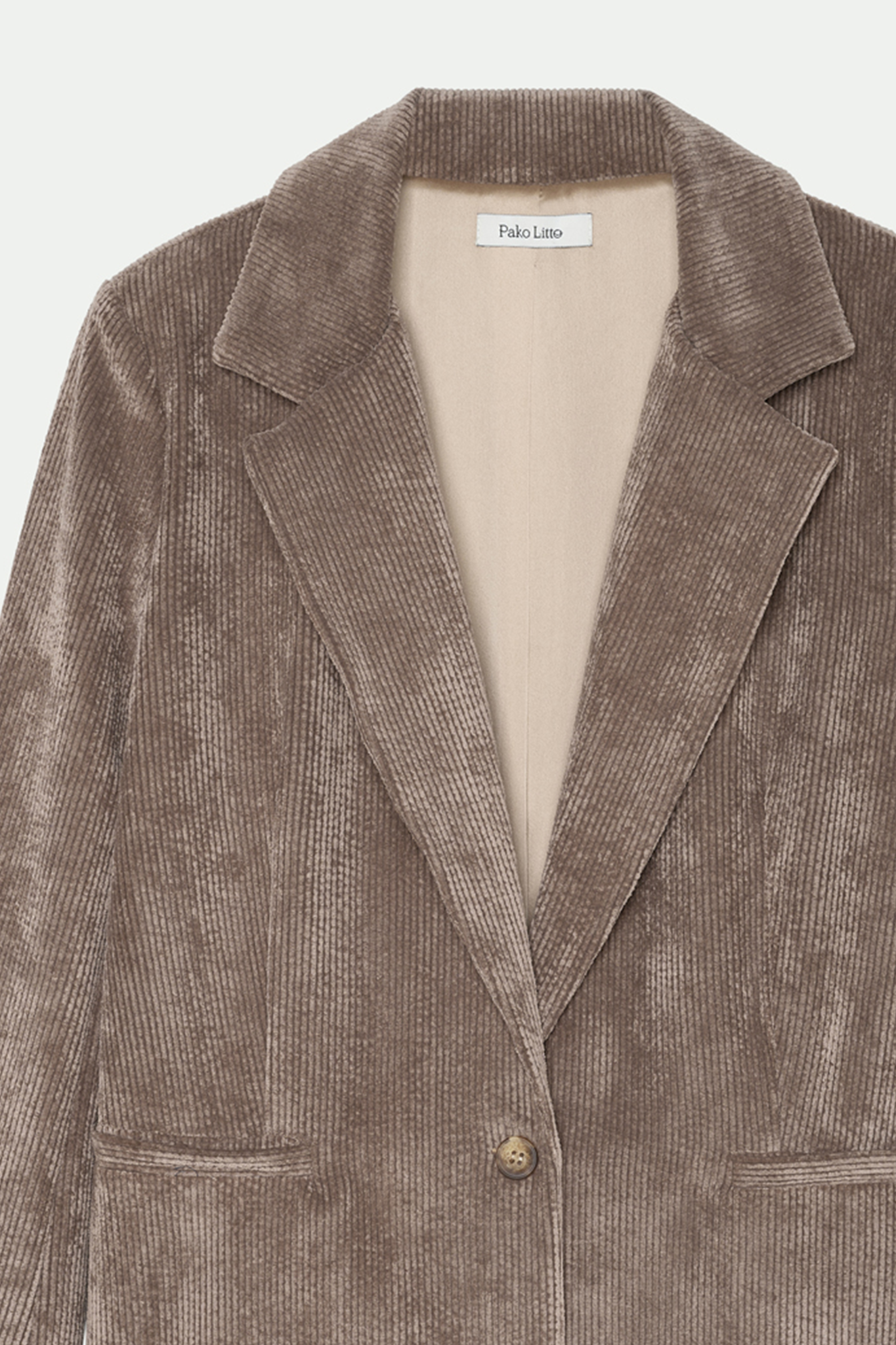 BLAZER VELOURS BETH TAUPE