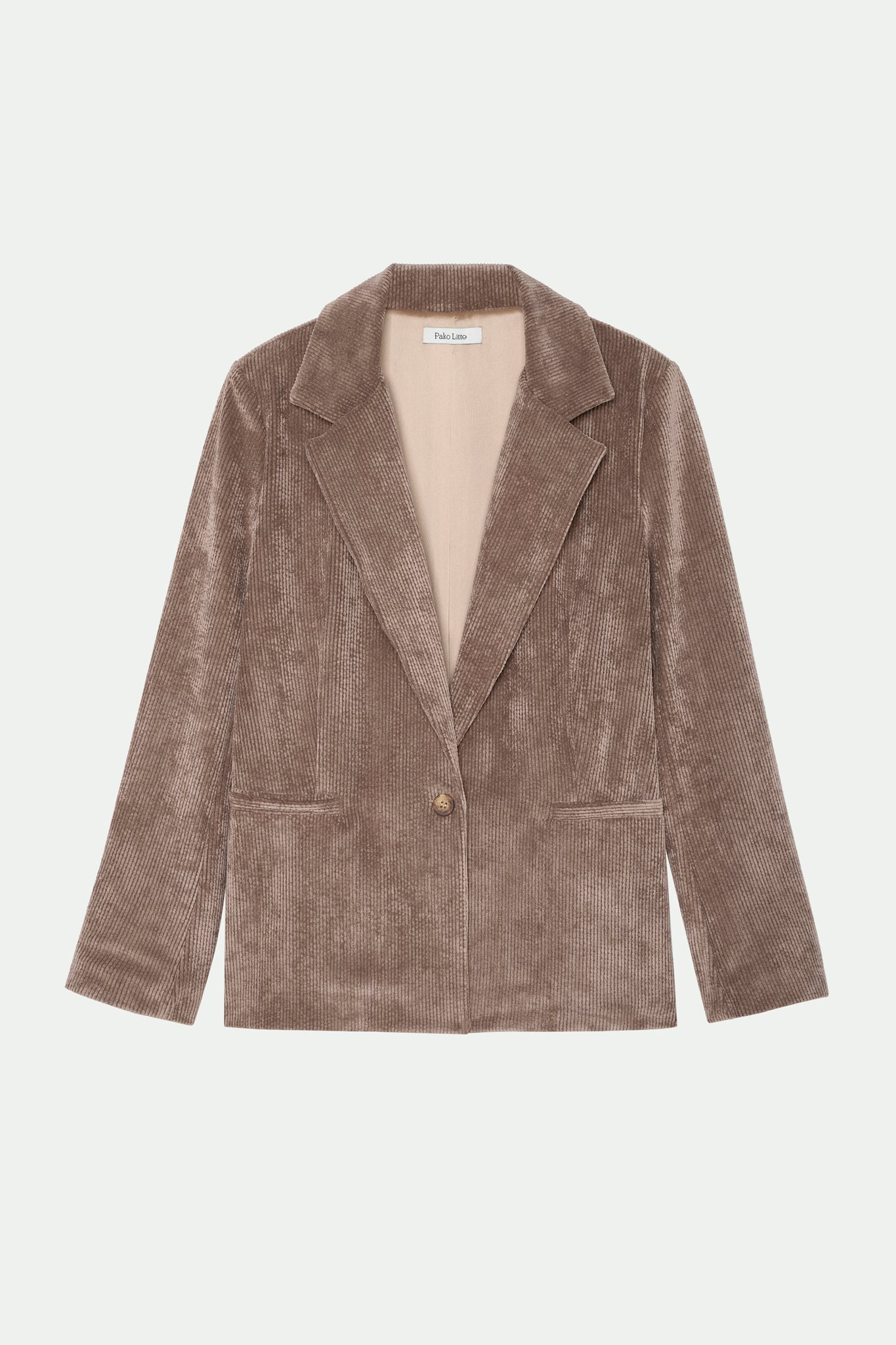 BLAZER VELOURS BETH TAUPE