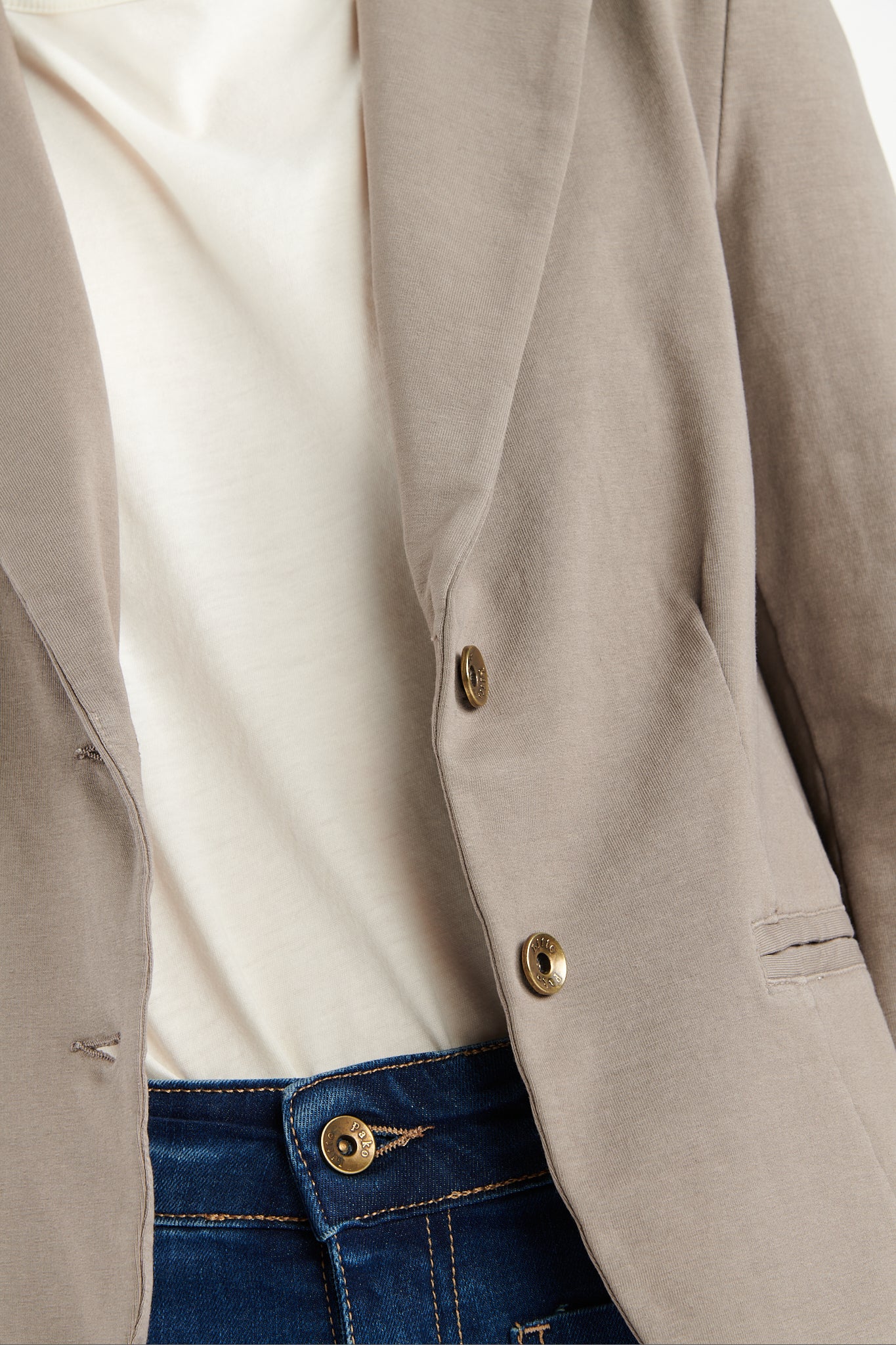 BLAZER MOLLETON ADELIA TAUPE