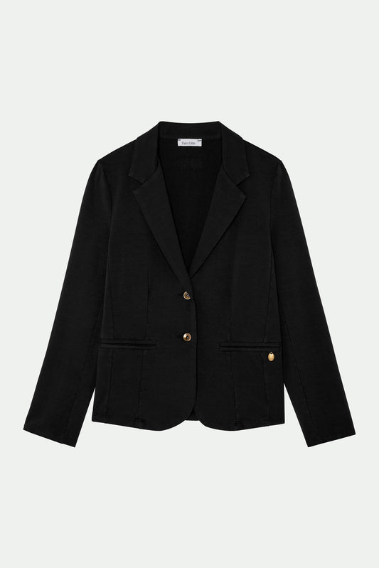 BLAZER MOLLETON ADELIA NOIR