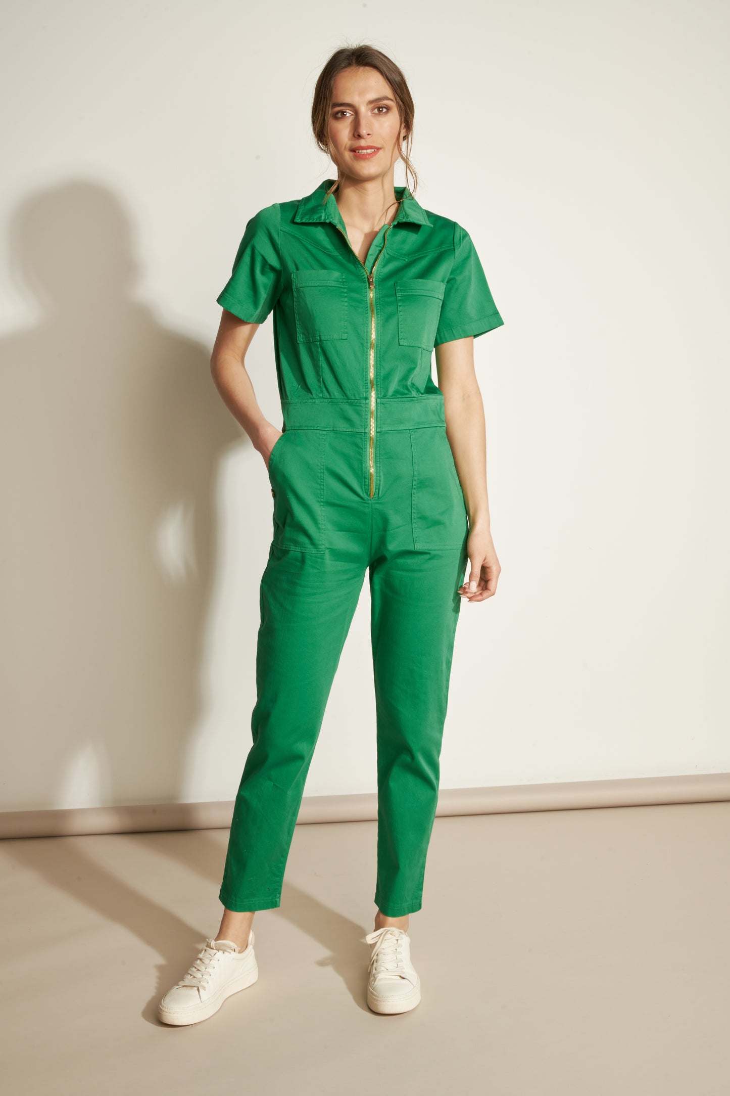 ADONIS GREEN JUMPSUIT