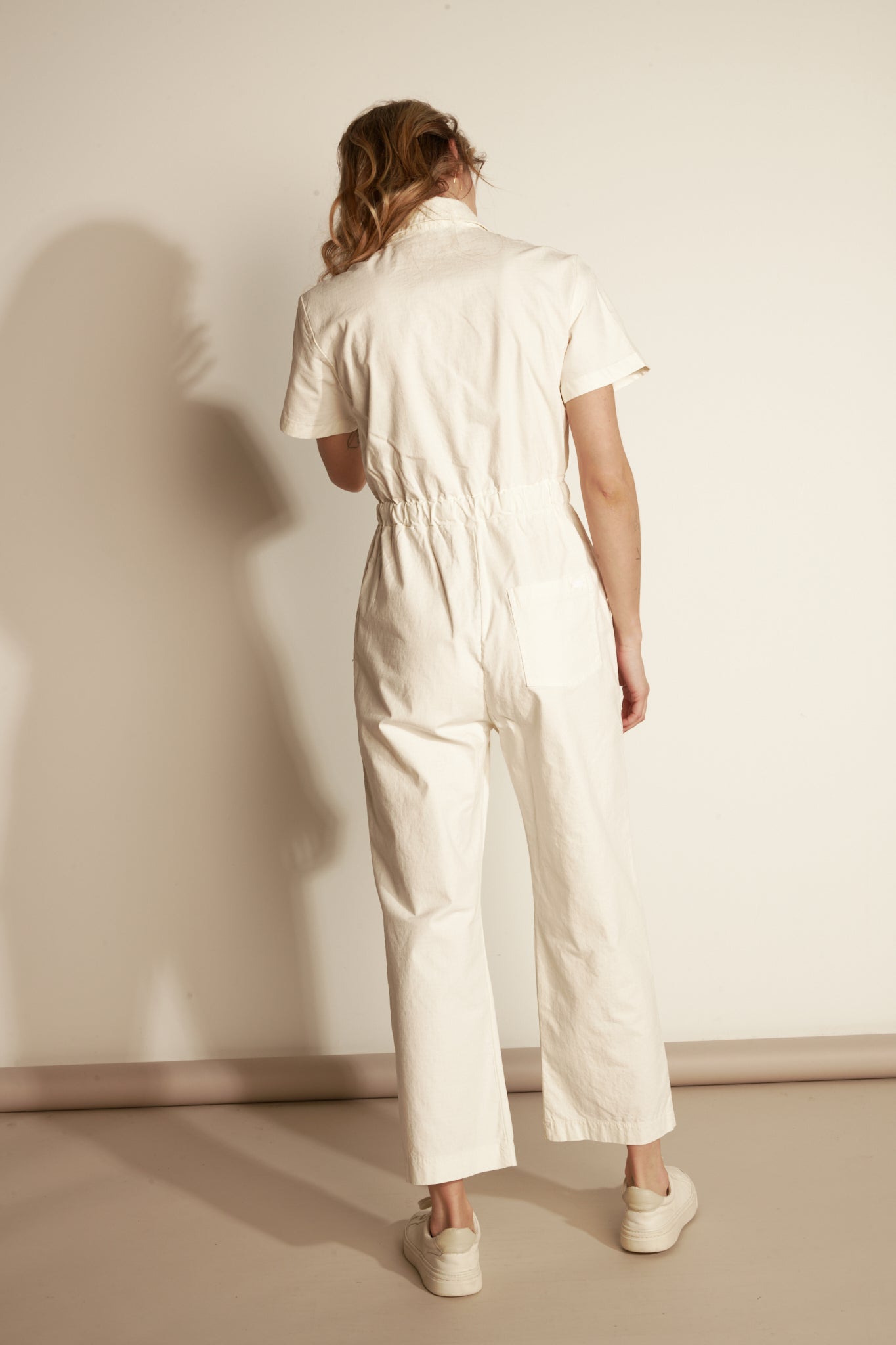 7/8 RIPSTOP WORKER JUMPSUIT - NATURAL
