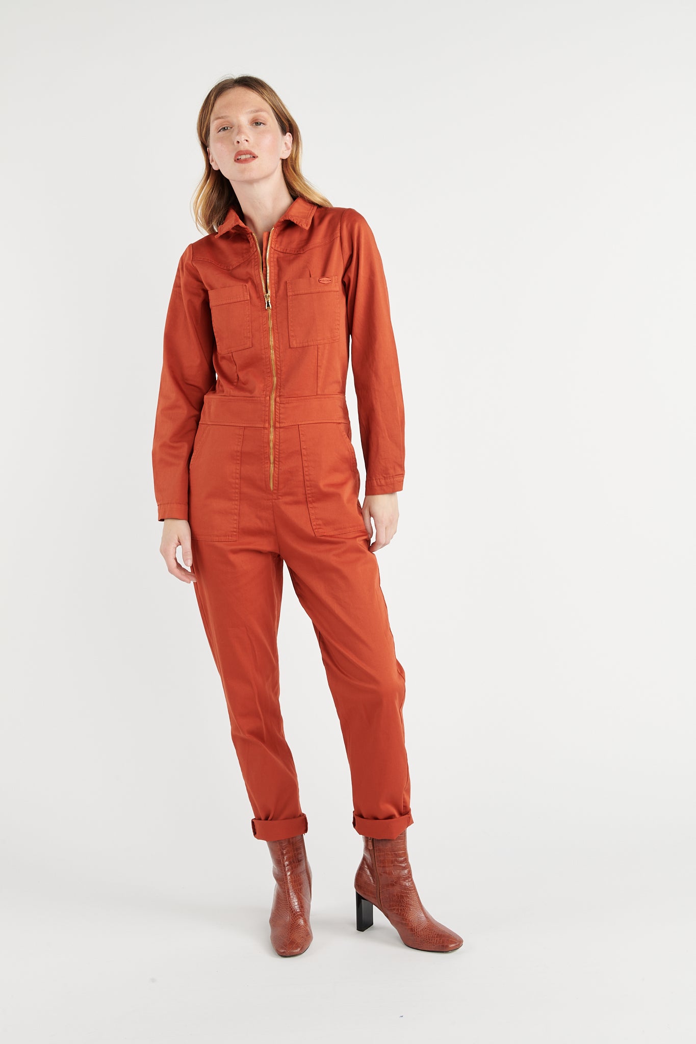 COMBINAISON PANTALON BARCLAY ORANGE BRULÉ