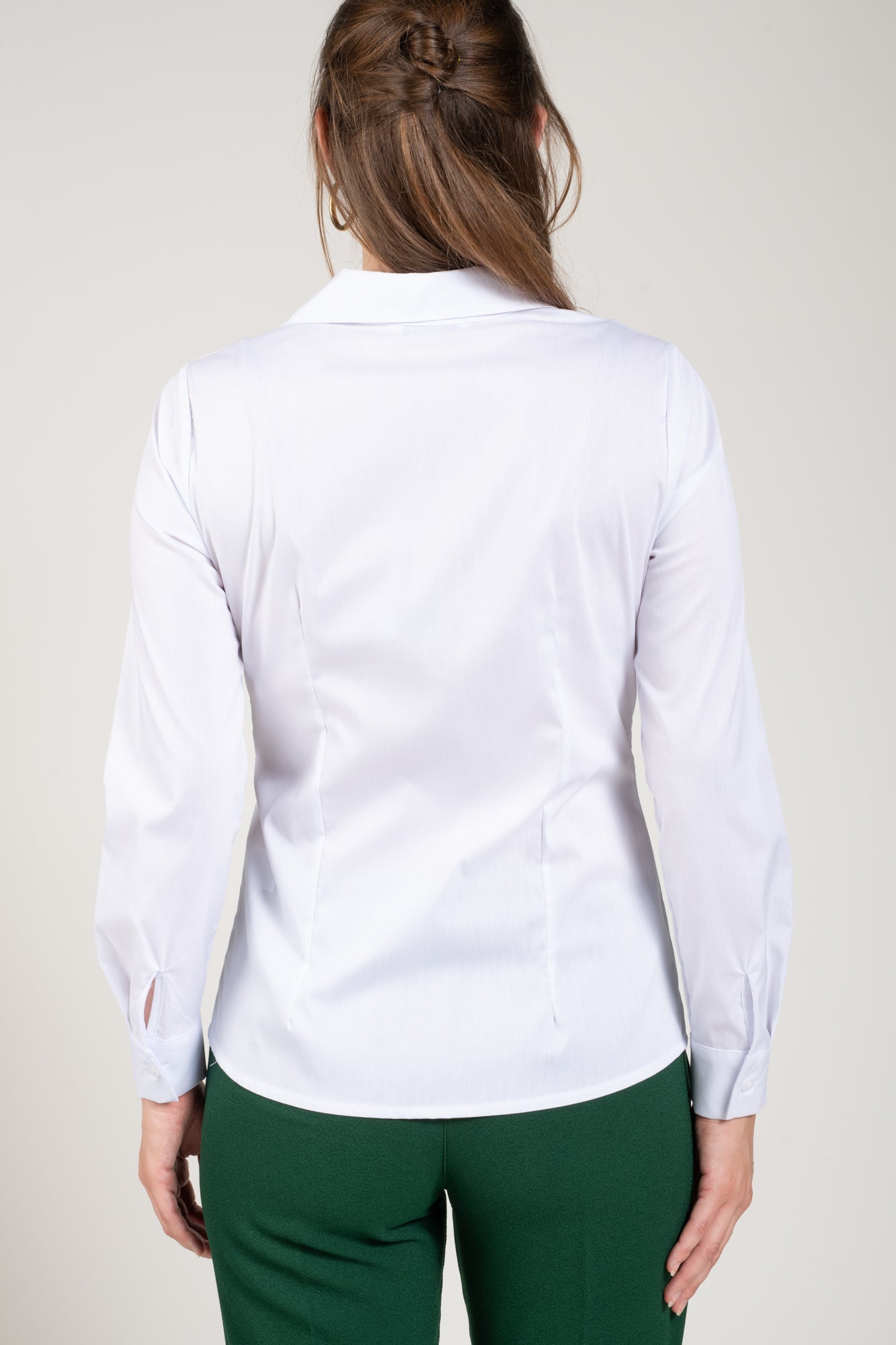 FITTED SHIRT (F2097C -12Z) - WHITE