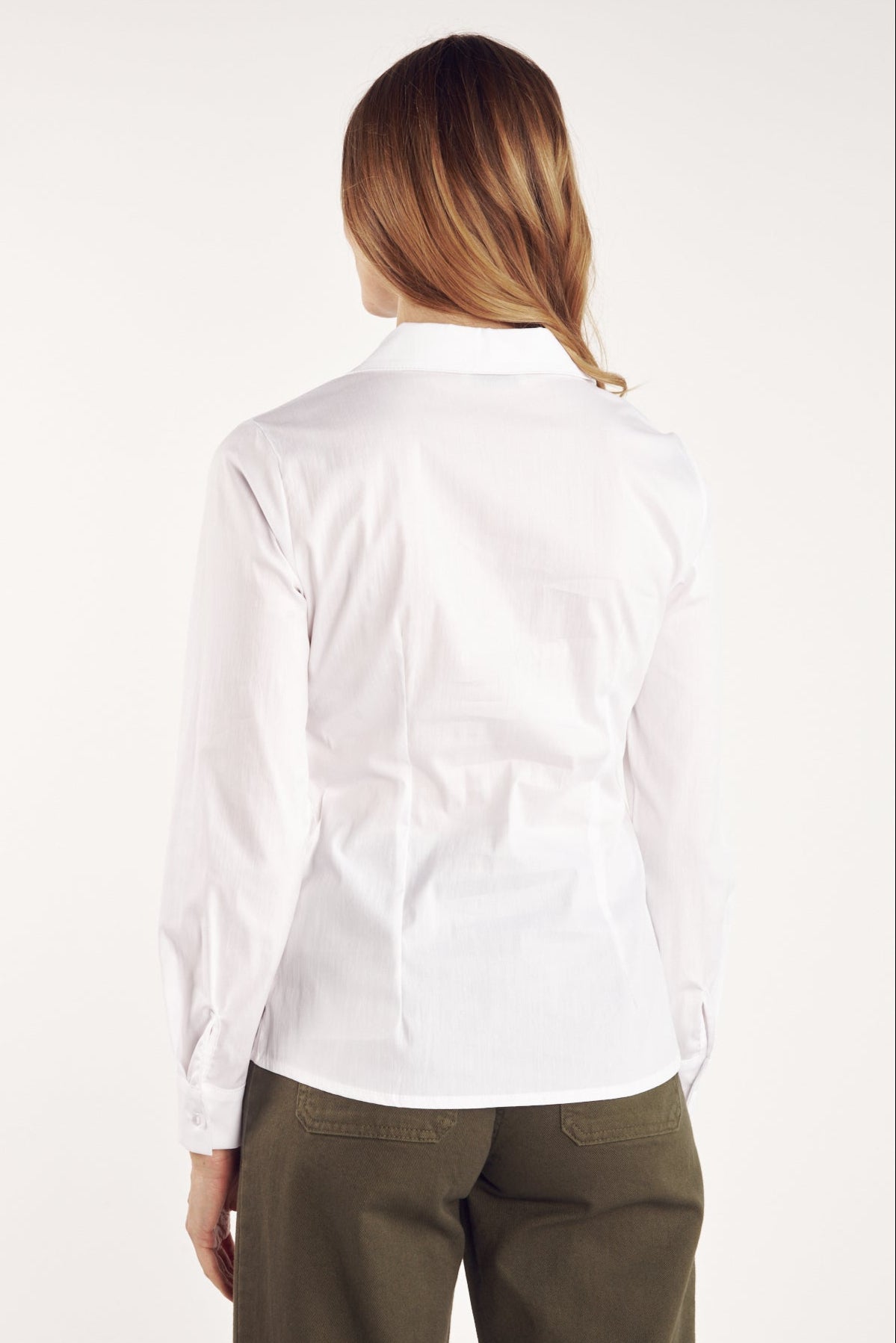 FITTED SHIRT (F2097C -12Z) - WHITE