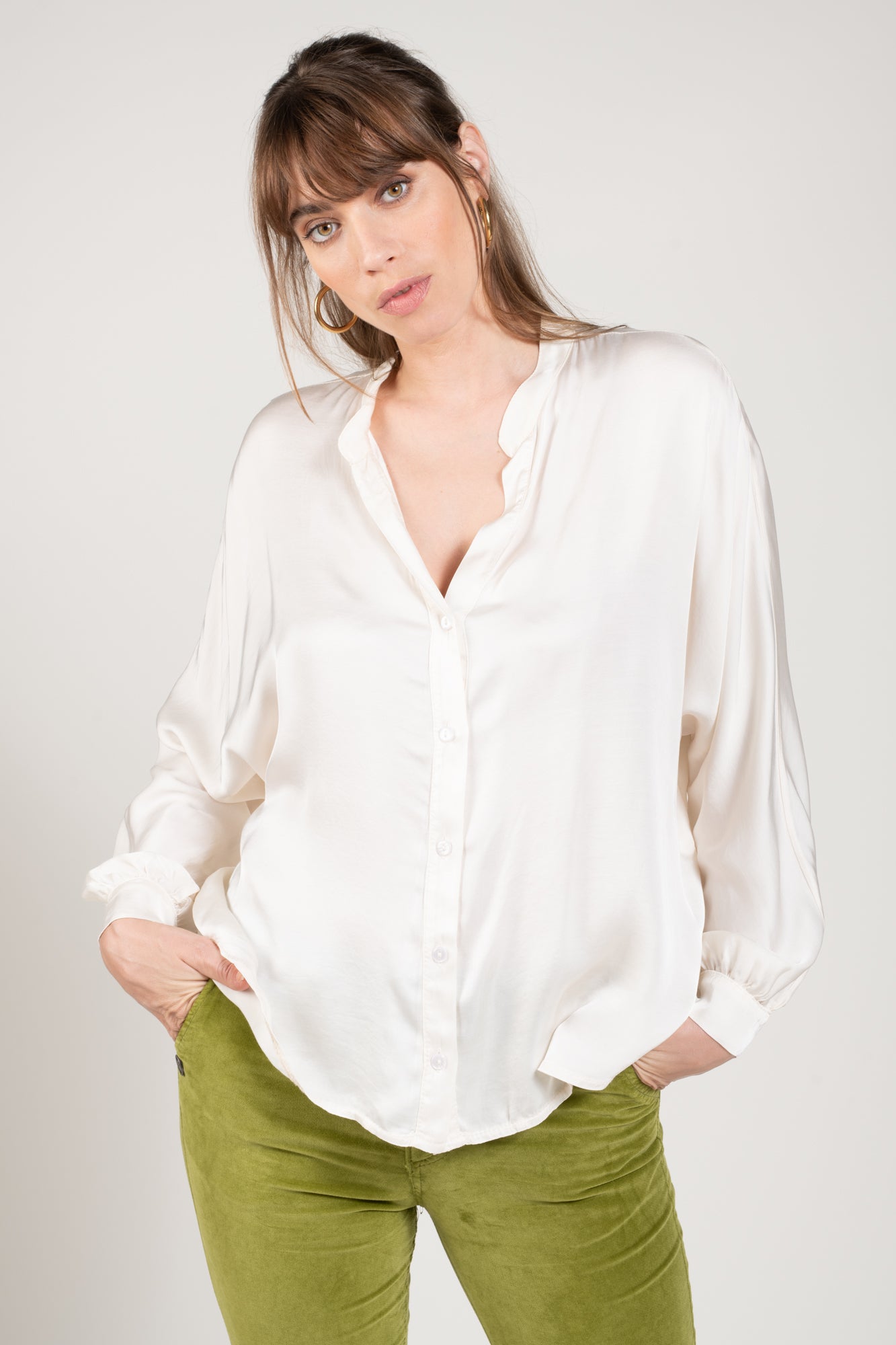 CHEMISE OVERSIZE LALIE NATUREL