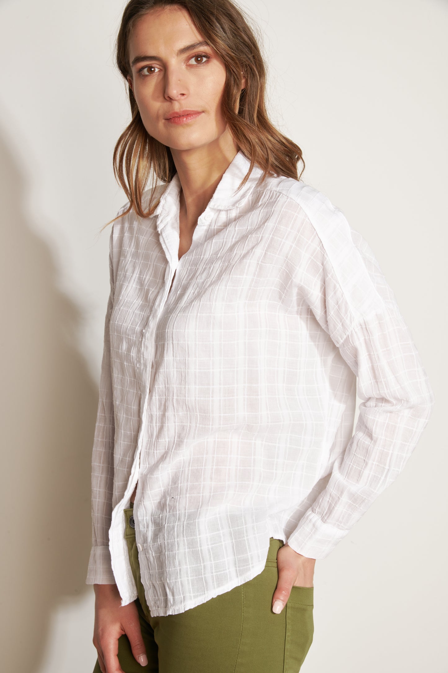 ADDISON LOOSE SHIRT WHITE