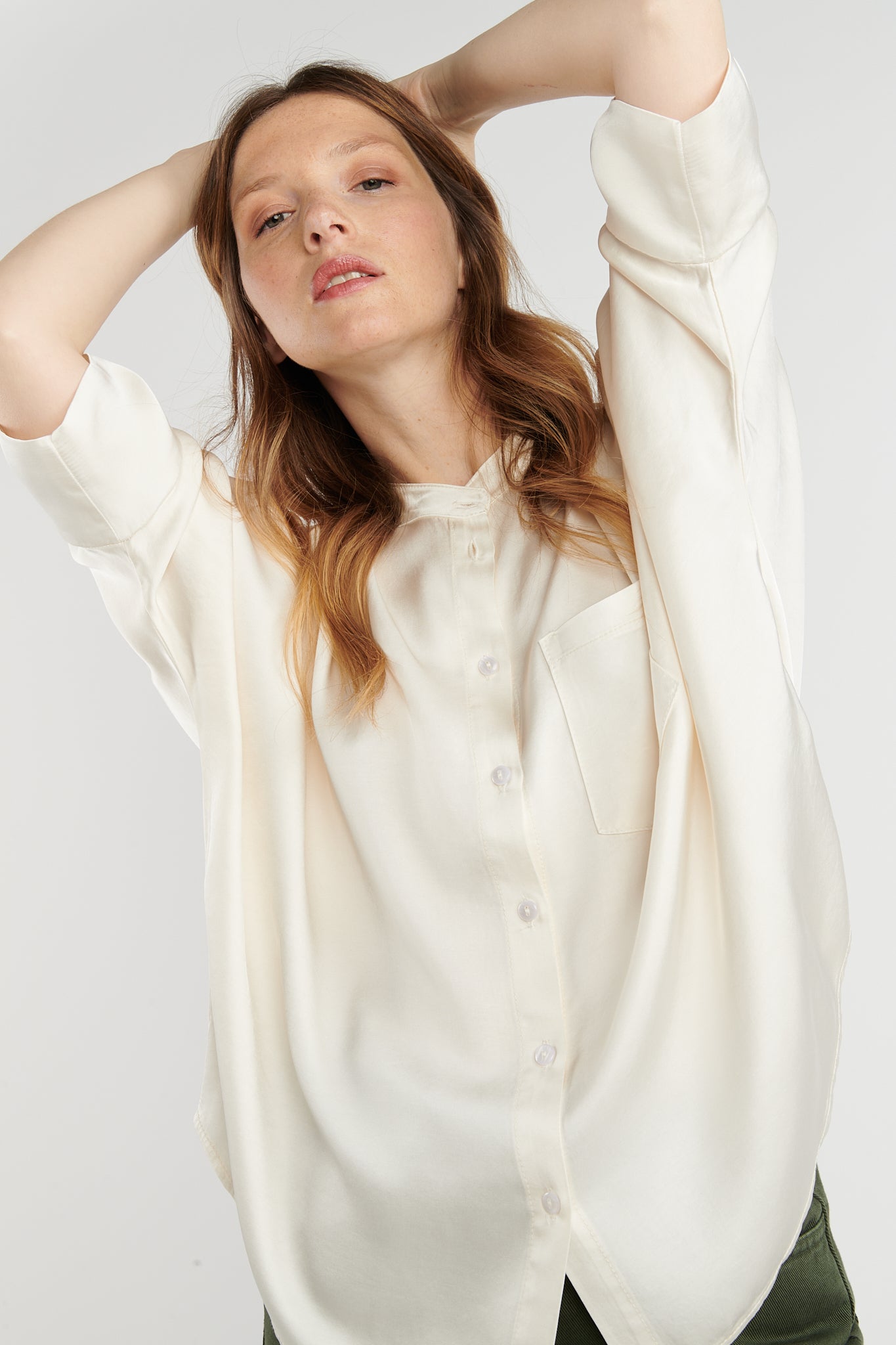 CHEMISE OVERSIZE BECCA NATUREL