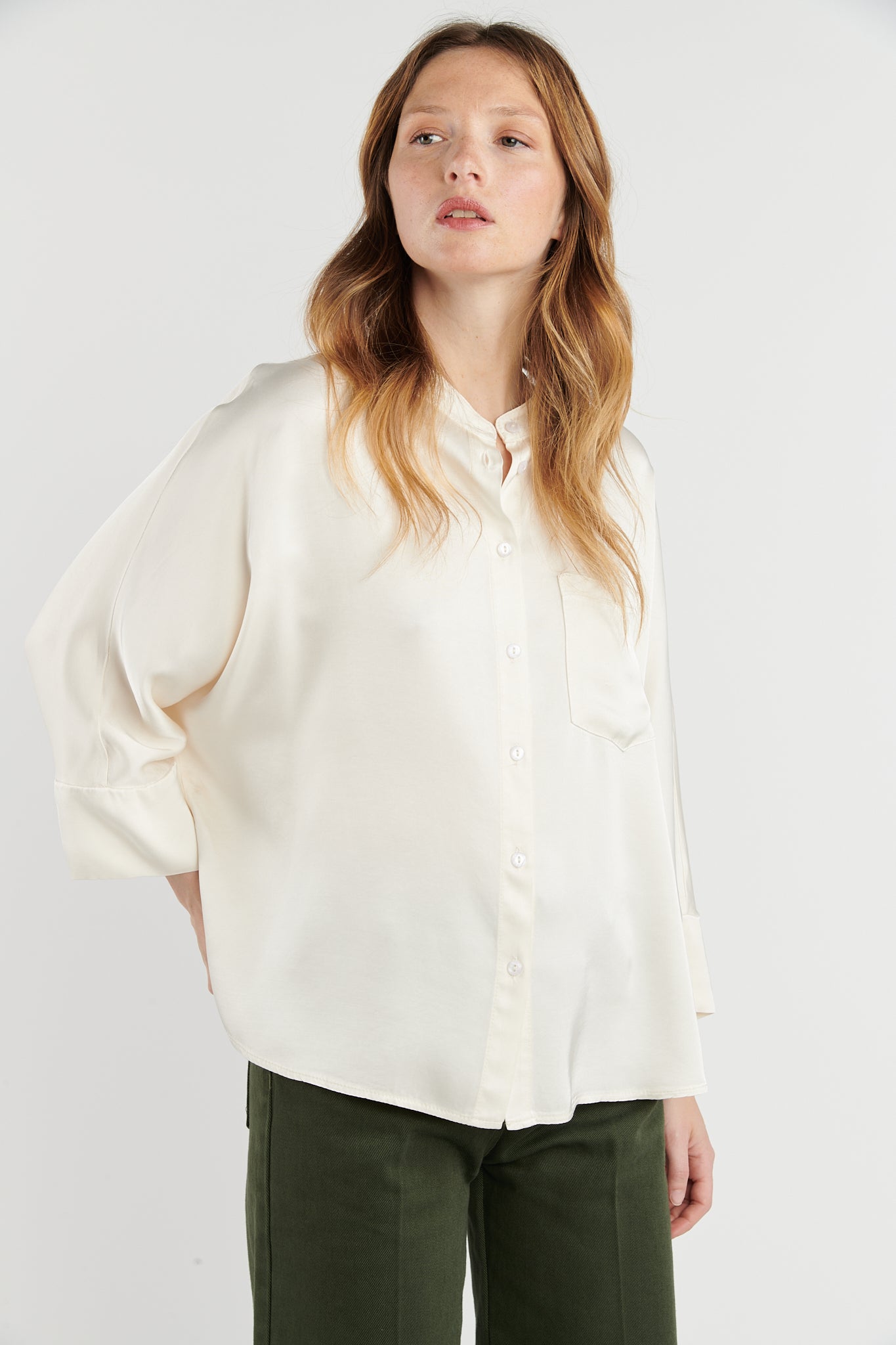 CHEMISE OVERSIZE BECCA NATUREL