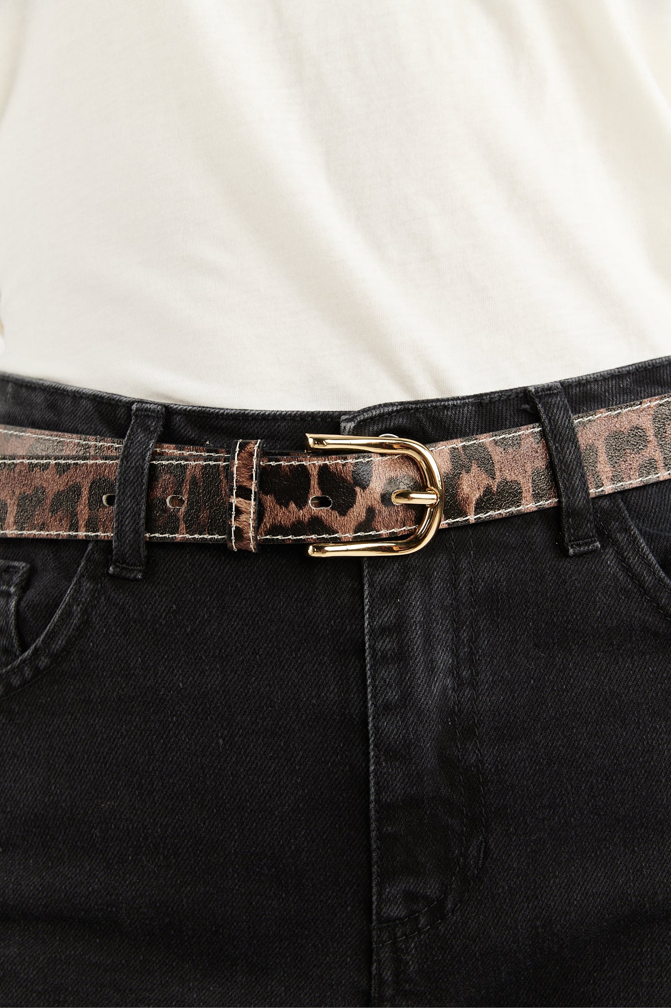 CEINTURE BAUDRY LÉOPARD