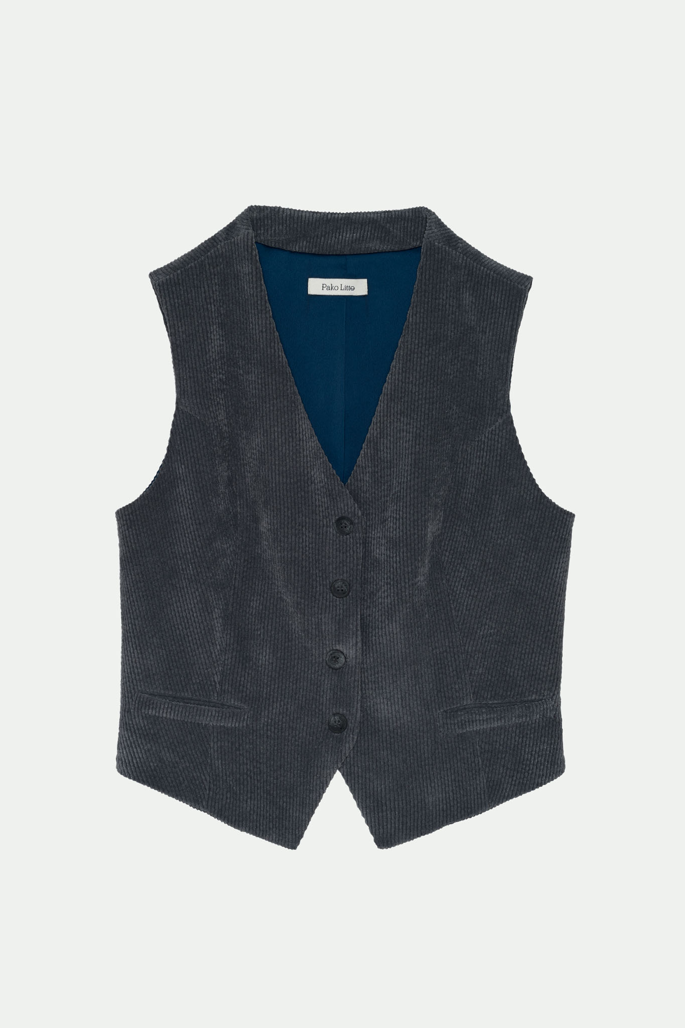 GILET SANS MANCHES VELOURS BERNABÉ CARBONE