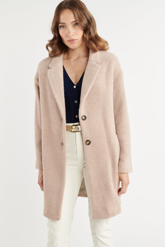 MANTEAU BETTY BEIGE