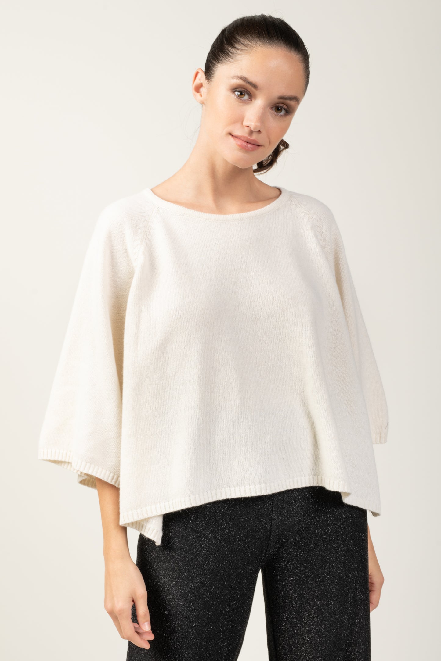 PULL COURT OVERSIZE SÉLENA NATUREL