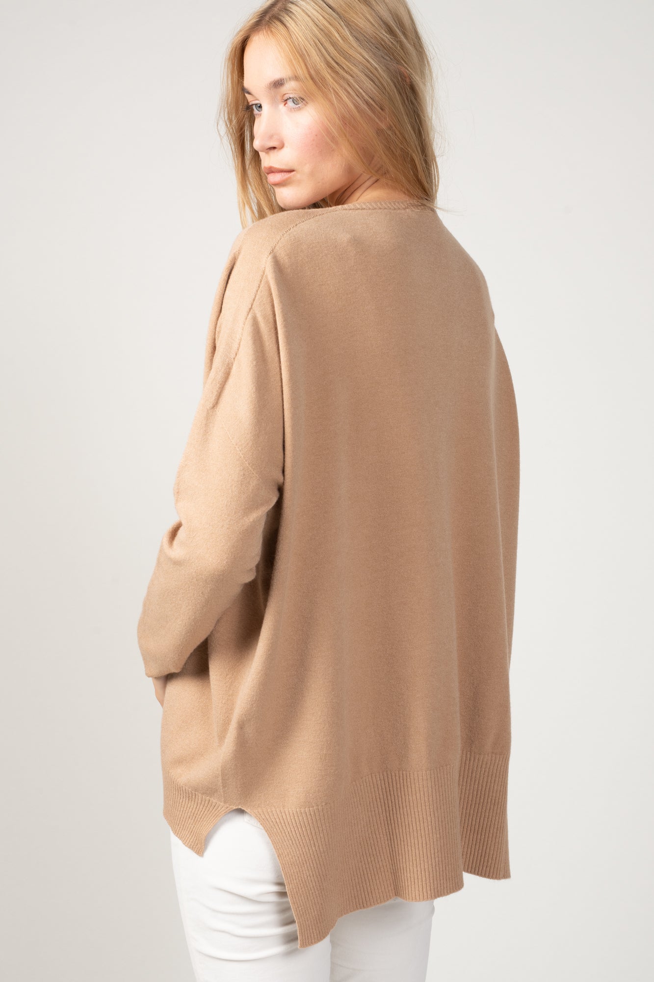 PULL MAXI OVER HENRI CAMEL