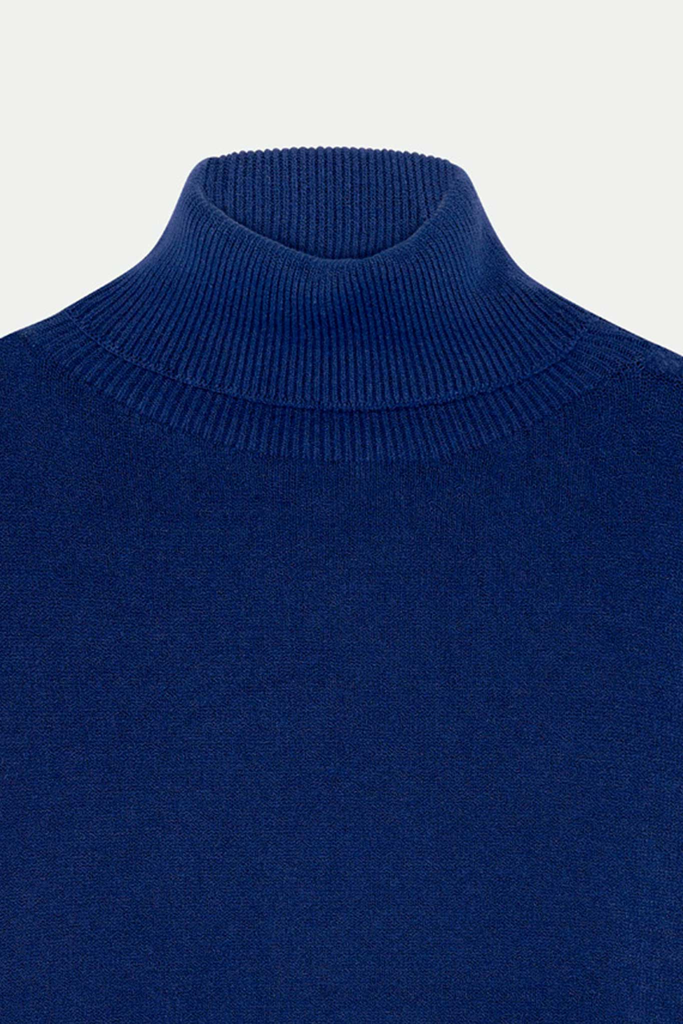 PULL COL ROULÉ MAEVE BLEU