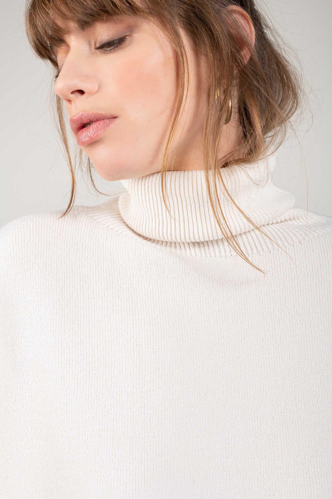 PULL COL ROULÉ MAEVE NATUREL