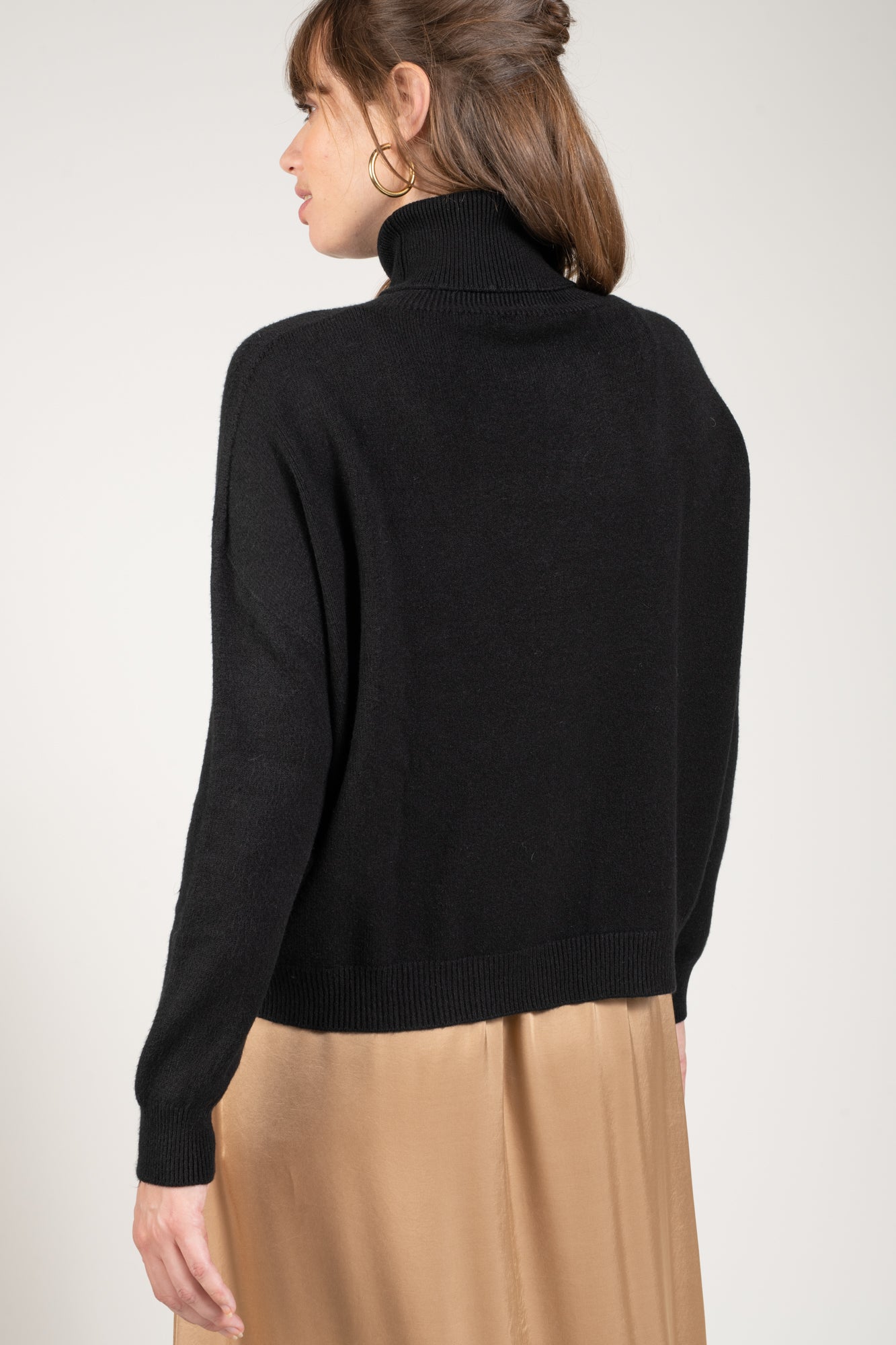 PULL COL ROULÉ MAEVE NOIR