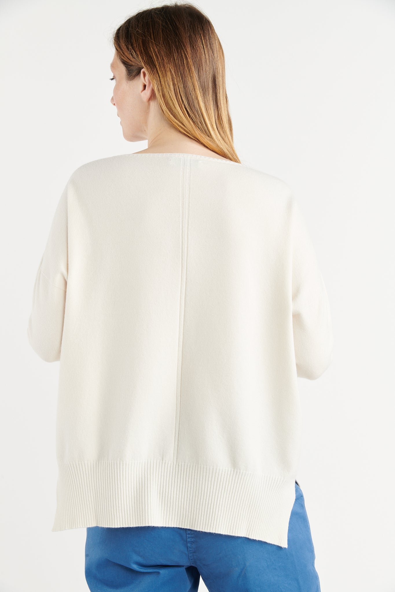 PULL COL ROND BABETTE NATUREL