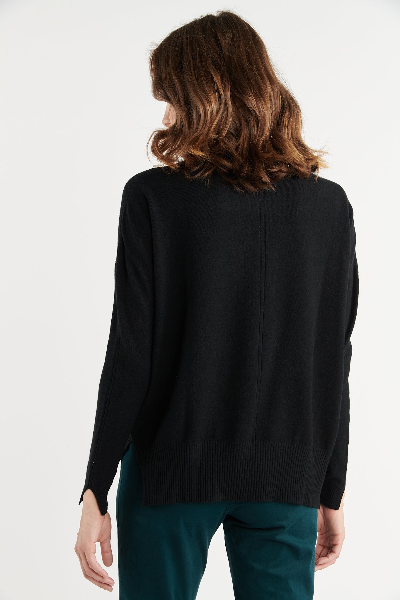 PULL COL ROND BABETTE NOIR