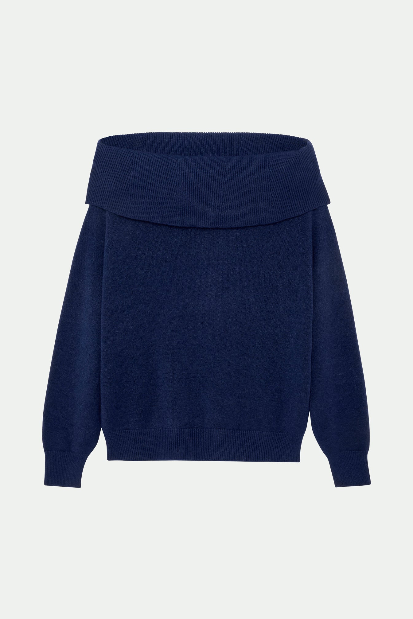 PULL COL BARDOT BIANCA MARINE