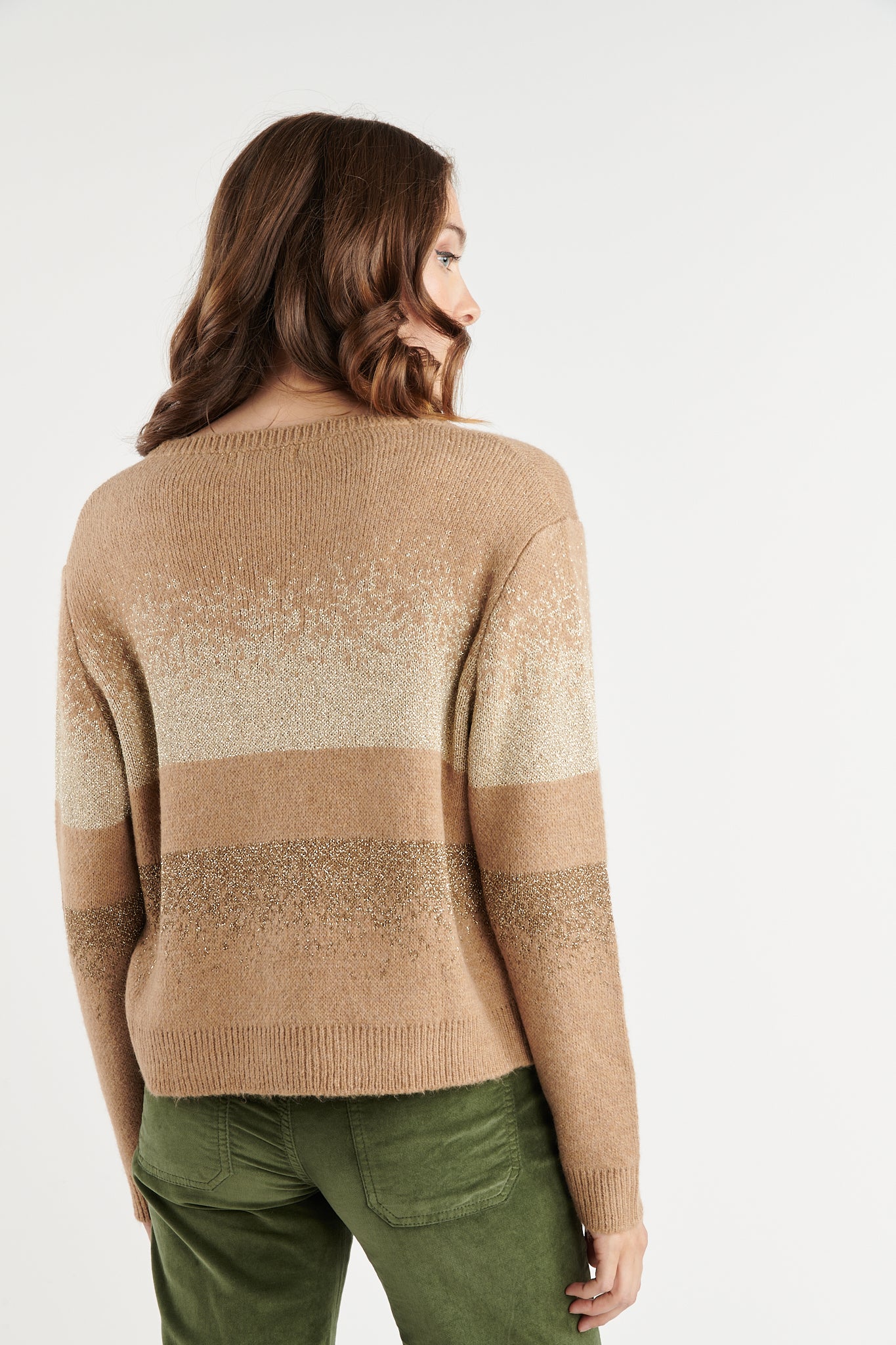 PULL DÉGRADÉ LUREX BLAKE CAMEL