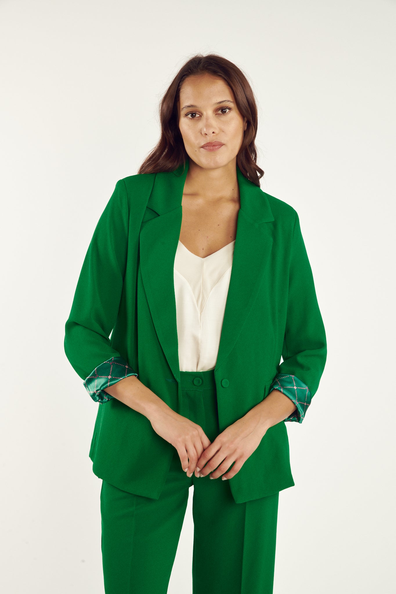 BLAZER AMPLE CÉSAR VERT ÉMERAUDE