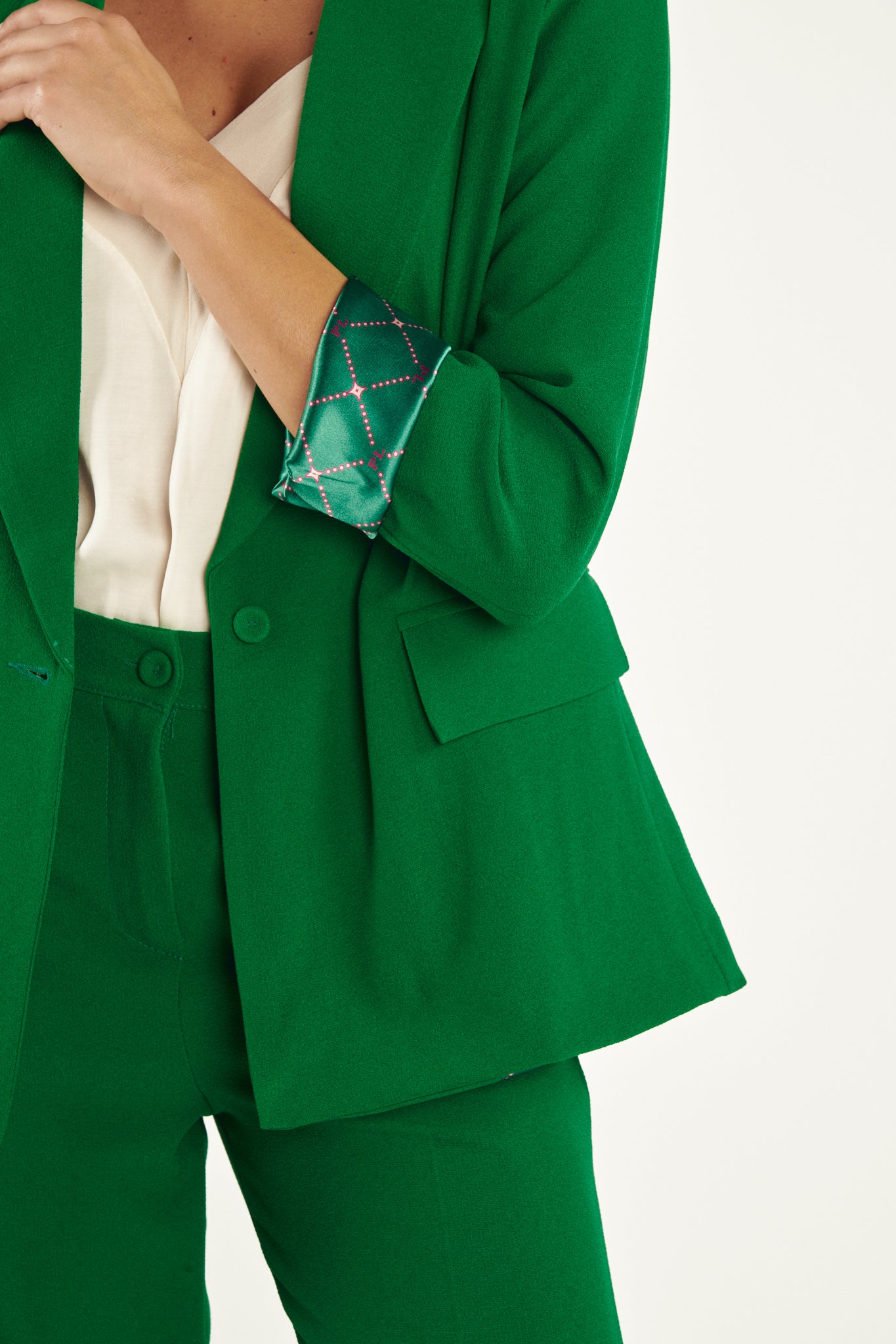 BLAZER AMPLE CÉSAR VERT ÉMERAUDE