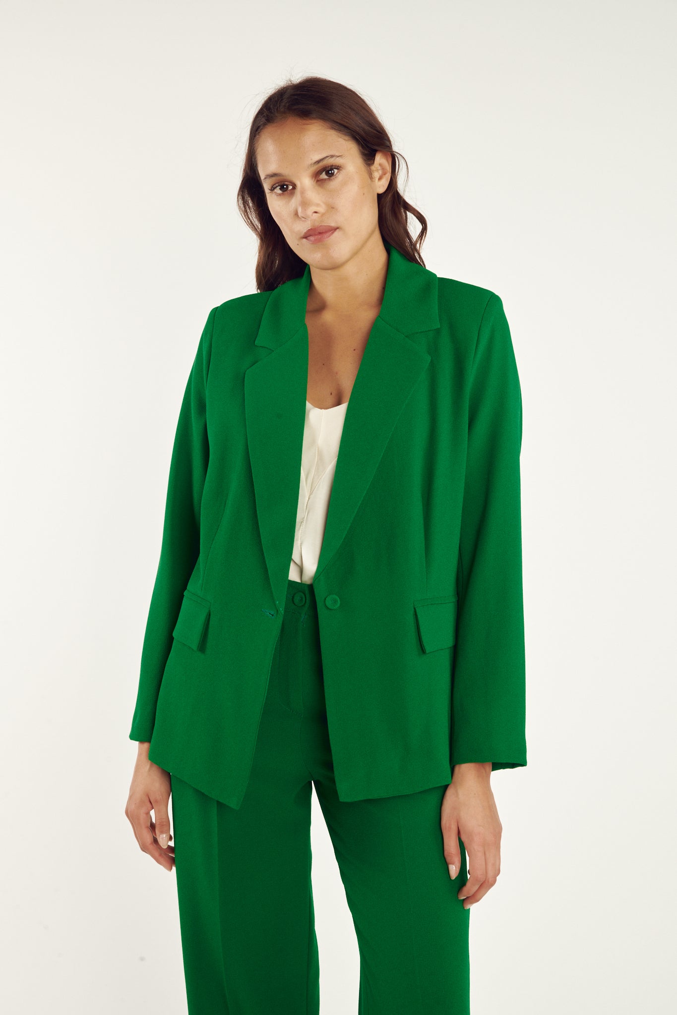 BLAZER AMPLE CÉSAR VERT ÉMERAUDE