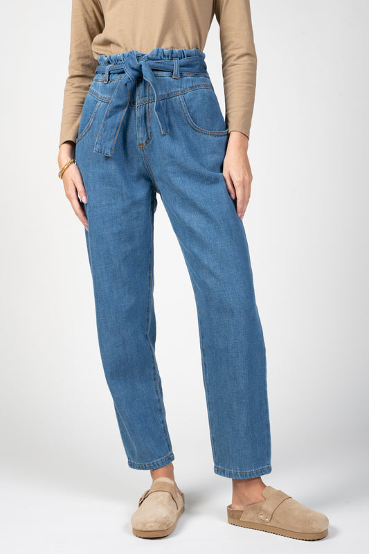 REACTUA CALIFORNIAN JEANS PANTS (JLIT12) - MEDIUM STONE JEANS