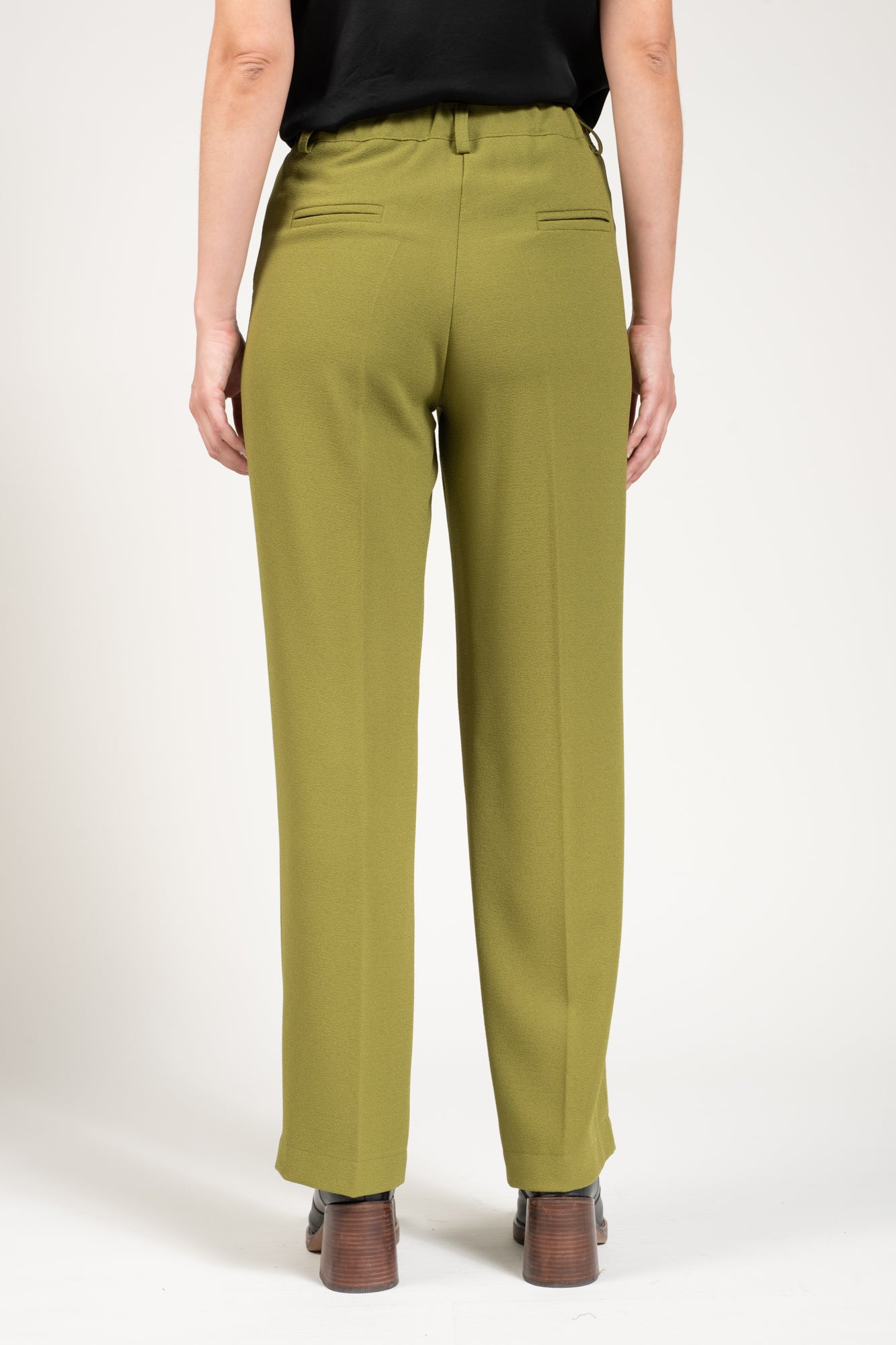 PANTALON LARGE NATHAN GOLD OLIVE