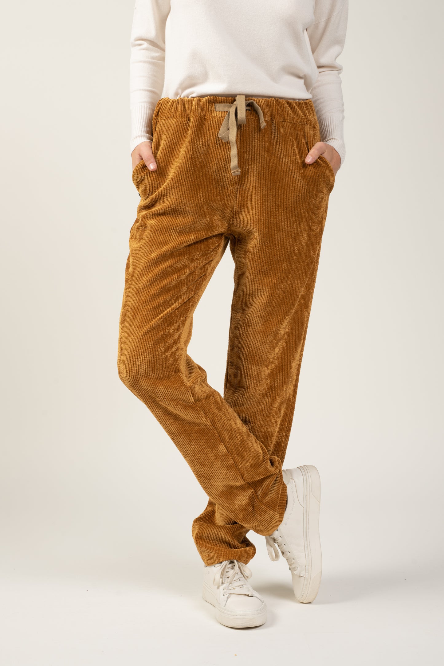 SCOTT BRONZE VELVET JOGG CHINO