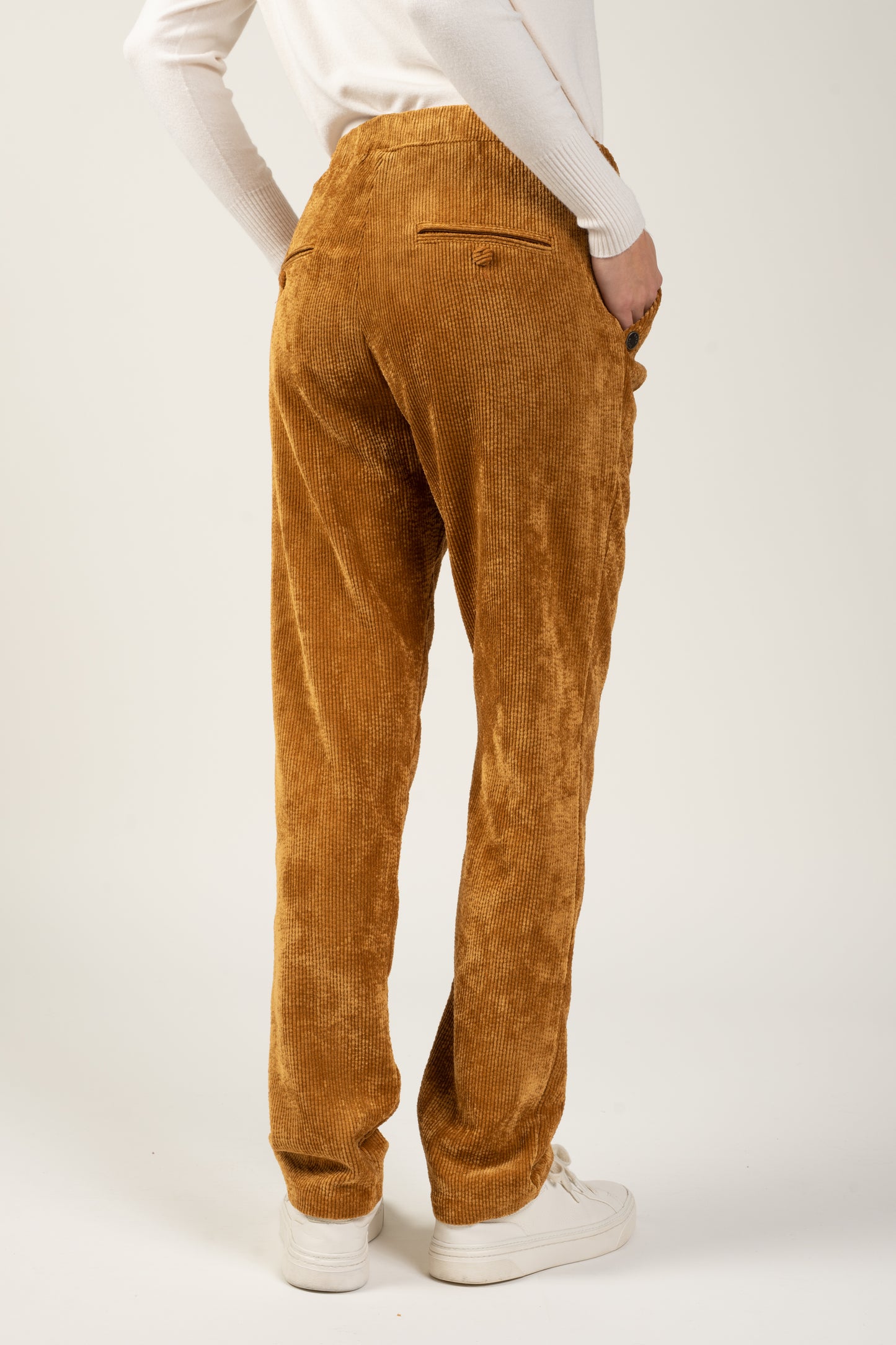 SCOTT BRONZE VELVET JOGG CHINO