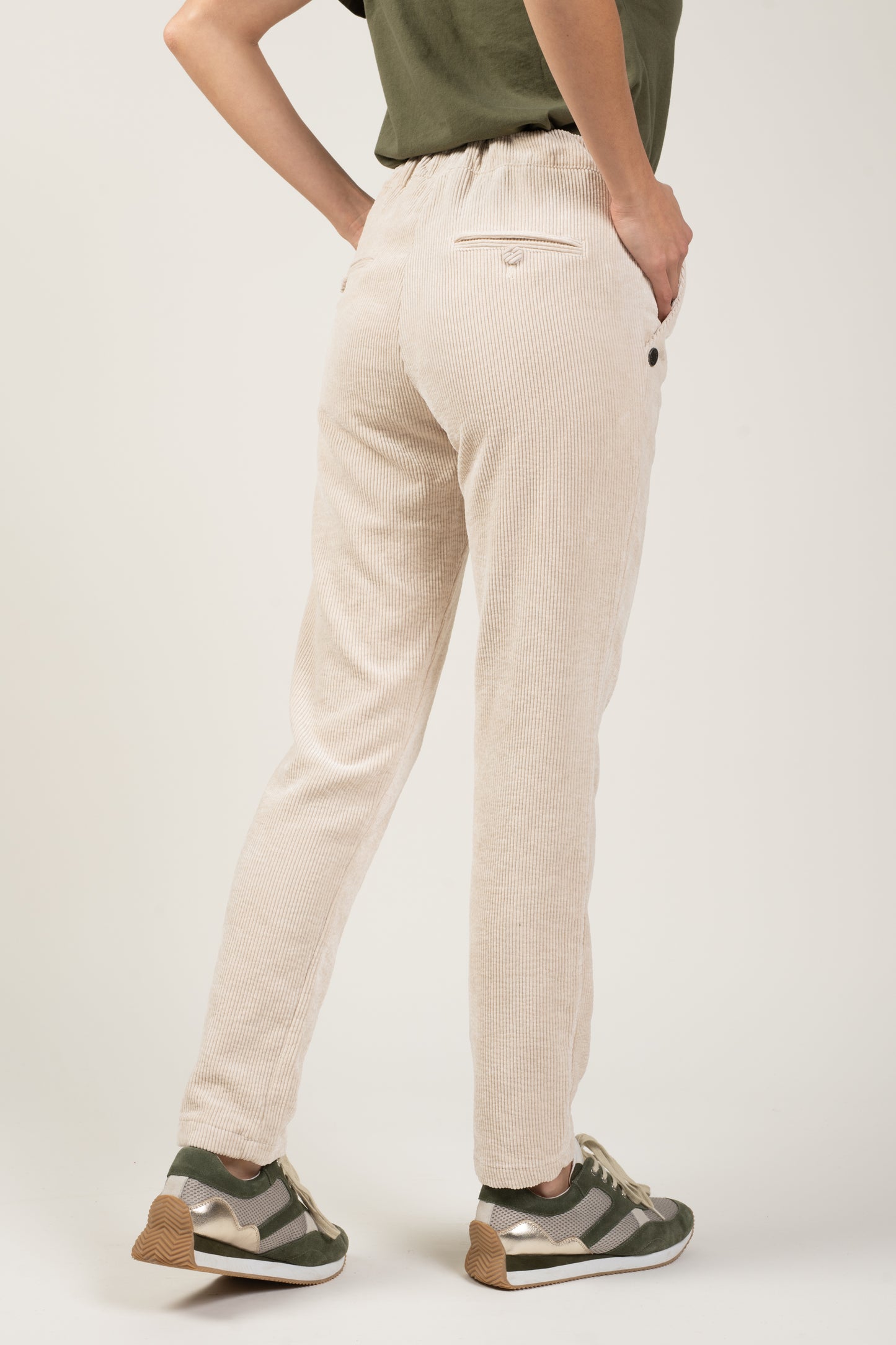 CHINO JOGG VELOURS SCOTT NATUREL