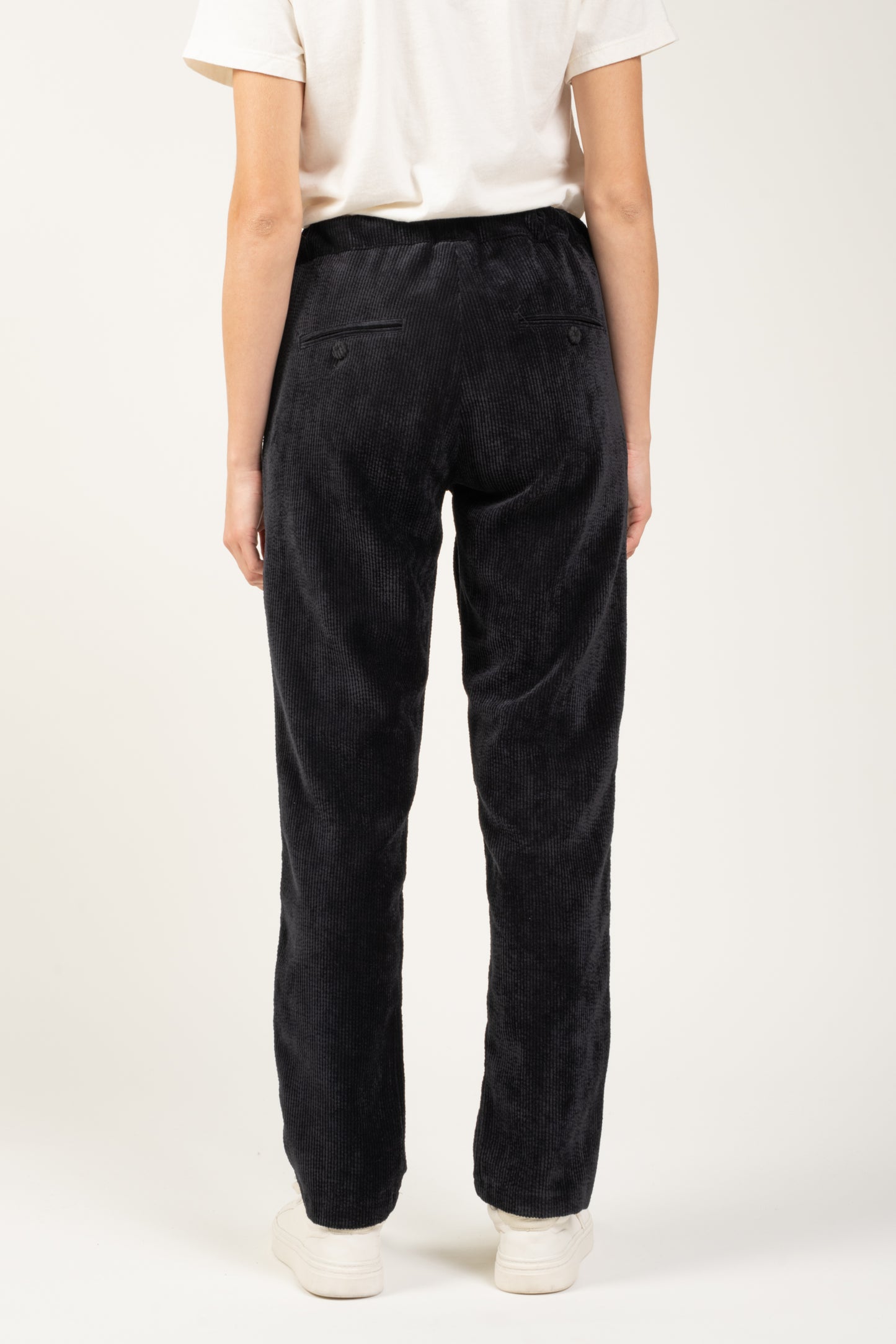 CHINO JOGG VELOURS SCOTT NOIR