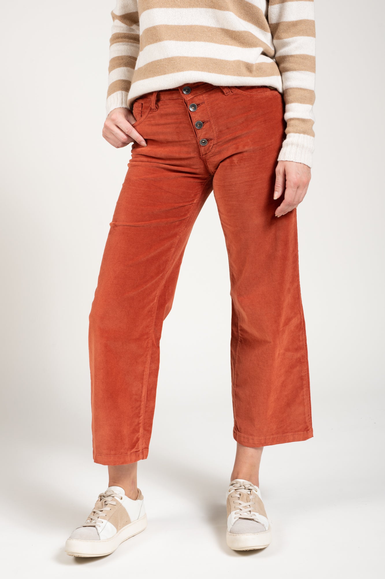 PANTALON ULYSSE 7/8ÈME BRIQUE