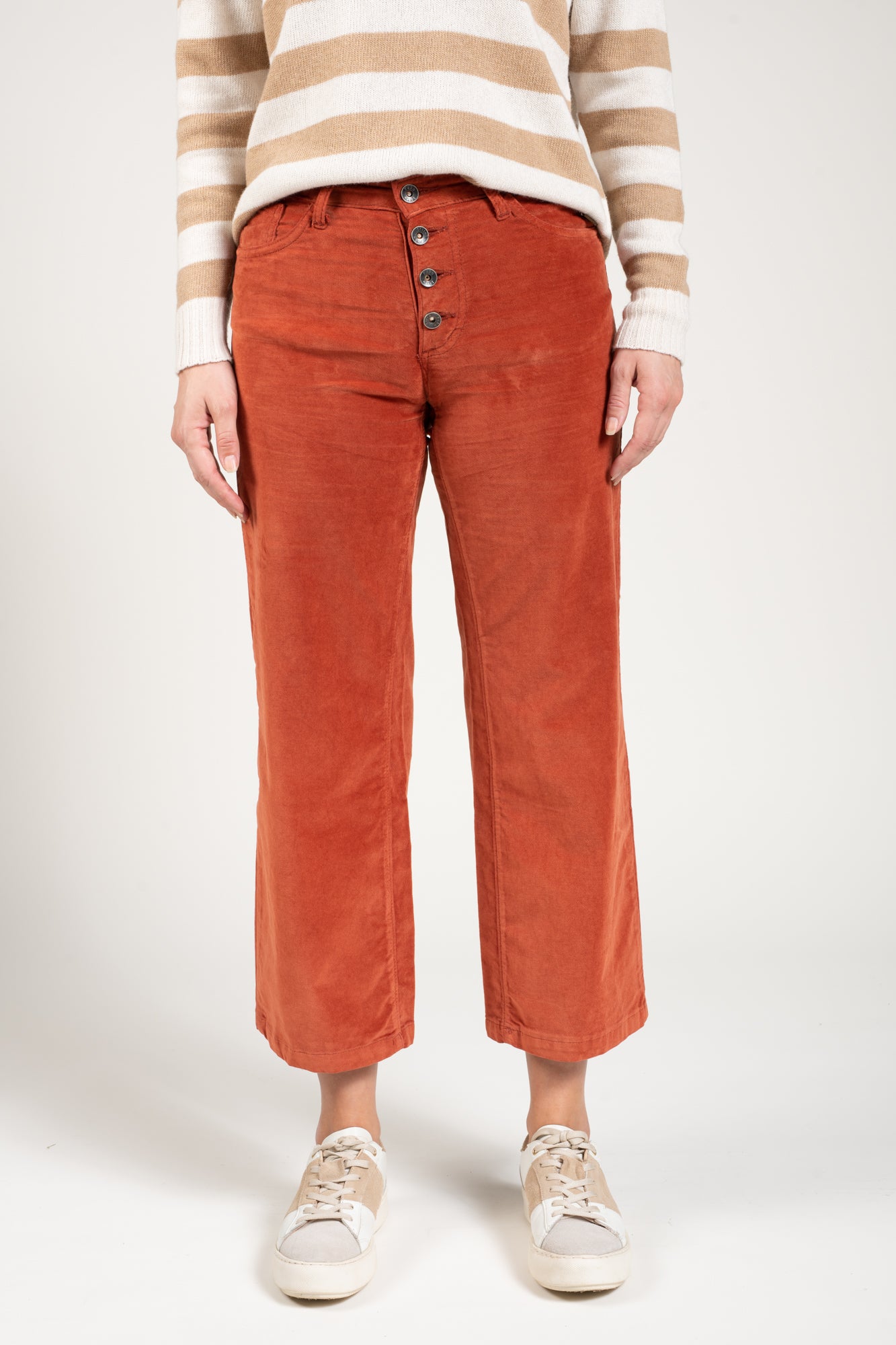 PANTALON ULYSSE 7/8ÈME BRIQUE