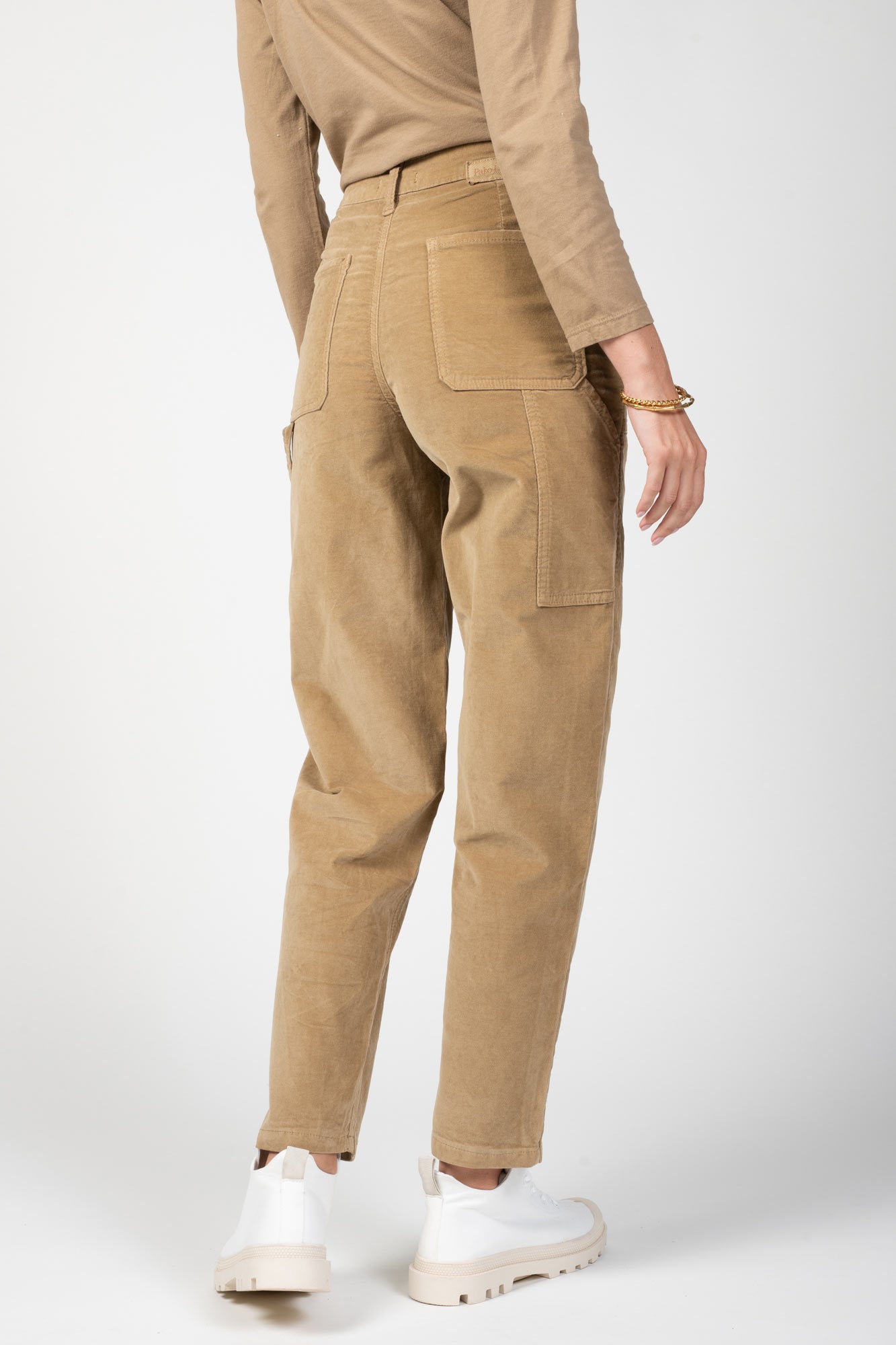 PANTALON CHARPENTIER VELOURS PABLO CAMEL