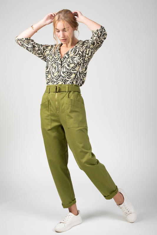 PANTALON BAROUDEUR LINCOLN GOLD OLIVE