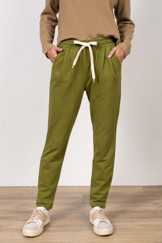 JOGGING COTON ORGANIQUE GABIN GOLD OLIVE