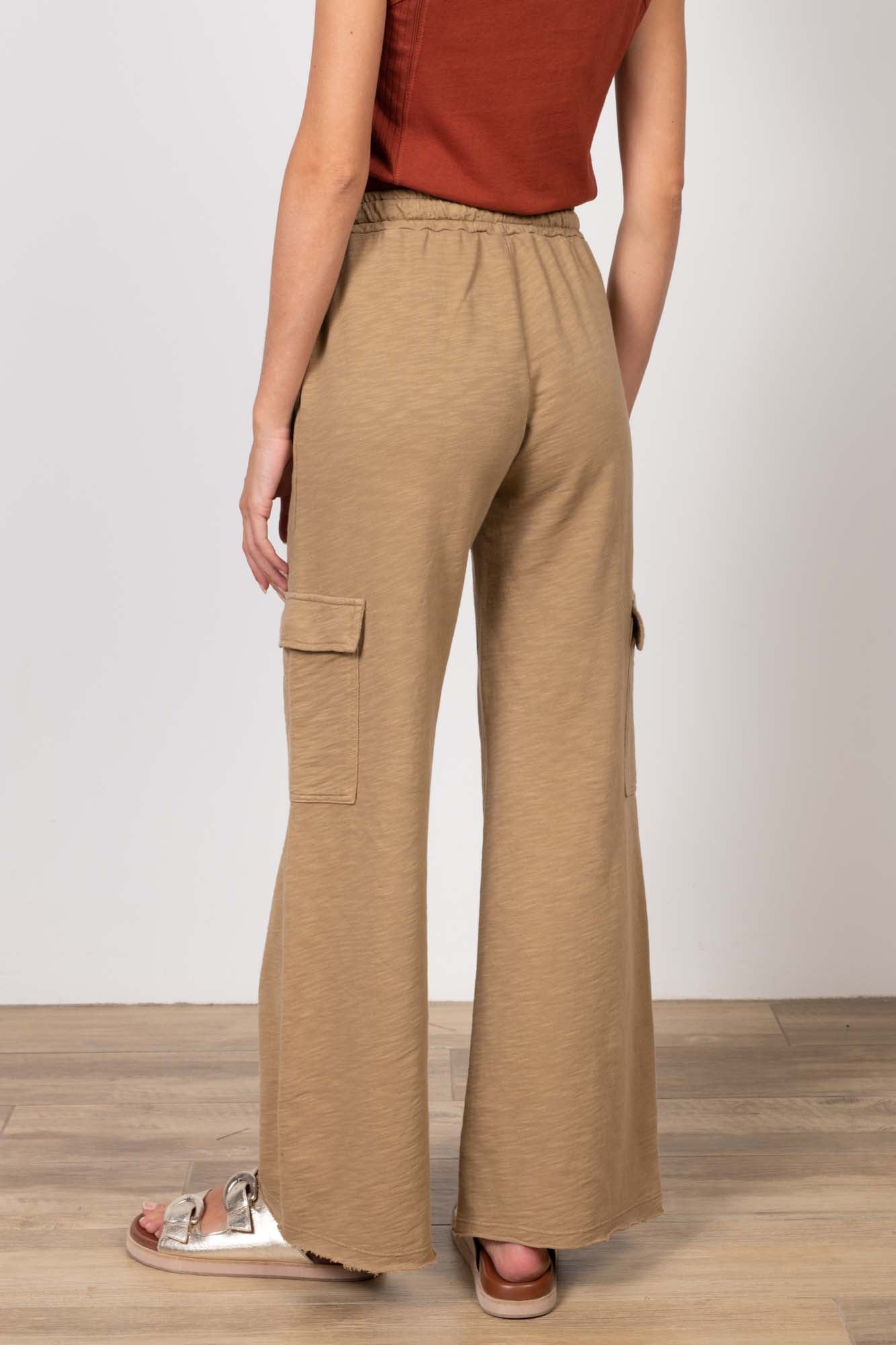 PANTALON CARGO ROMEO ORGANIC COTON CAMEL