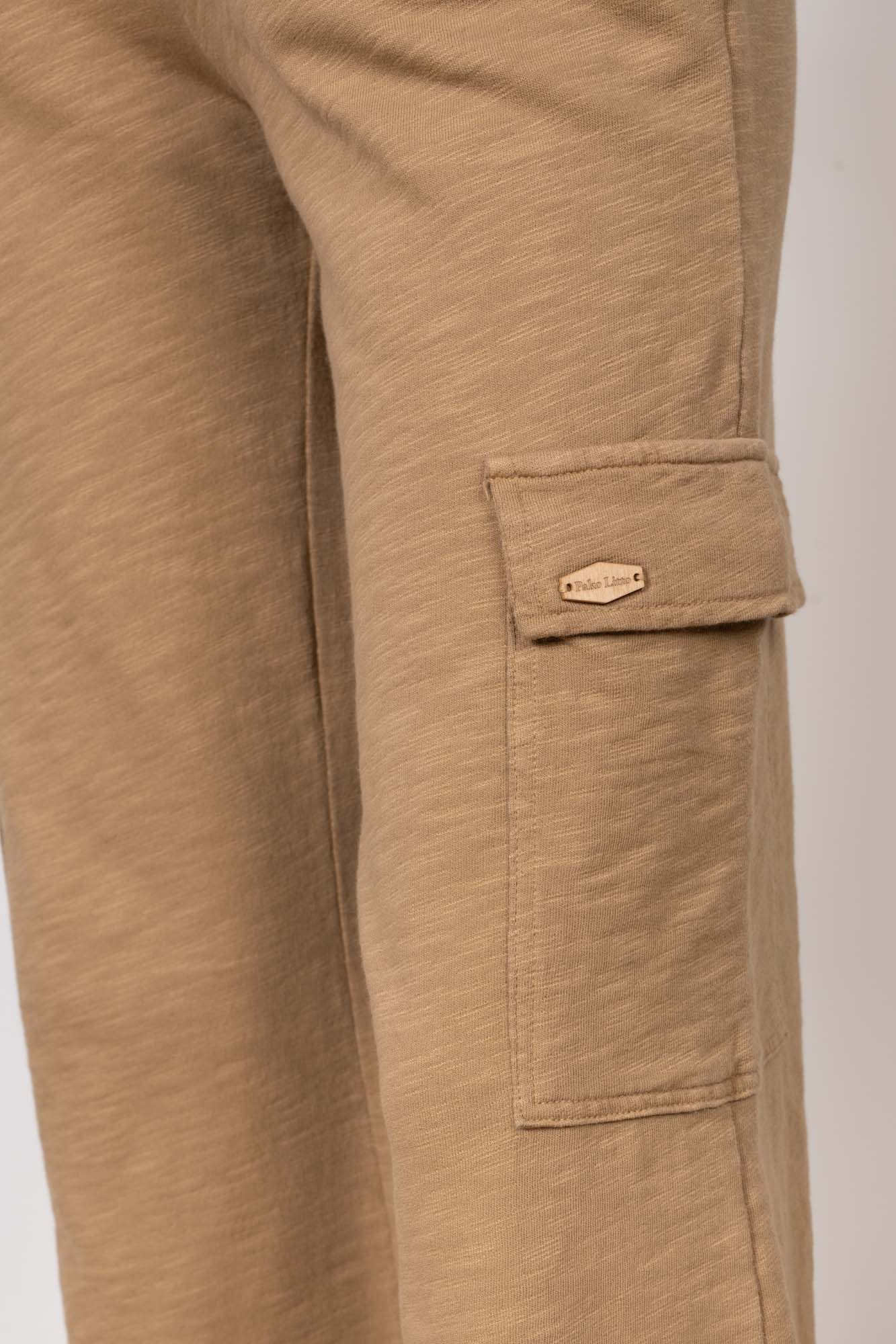 PANTALON CARGO ROMEO ORGANIC COTON CAMEL