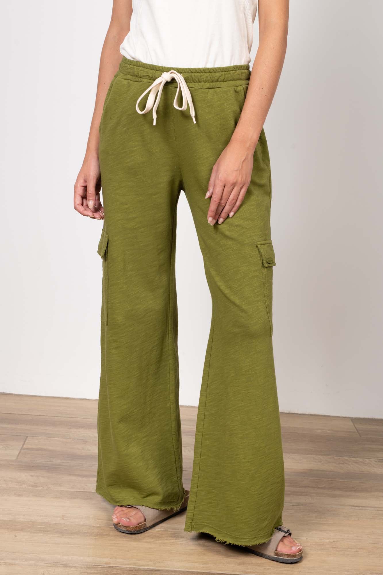 PANTALON CARGO ROMEO ORGANIC COTON GOLD OLIVE