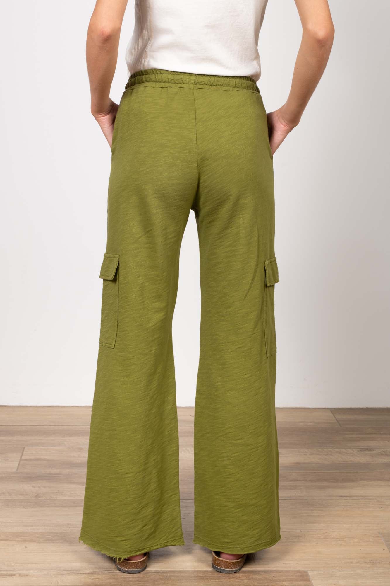 PANTALON CARGO ROMEO ORGANIC COTON GOLD OLIVE