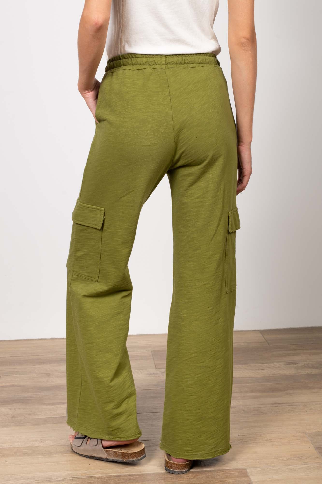 PANTALON CARGO ROMEO ORGANIC COTON GOLD OLIVE