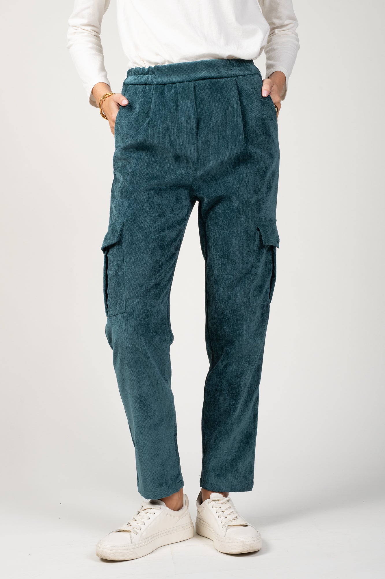 PANTALON CARGO VELOURS EDGAR CANARD