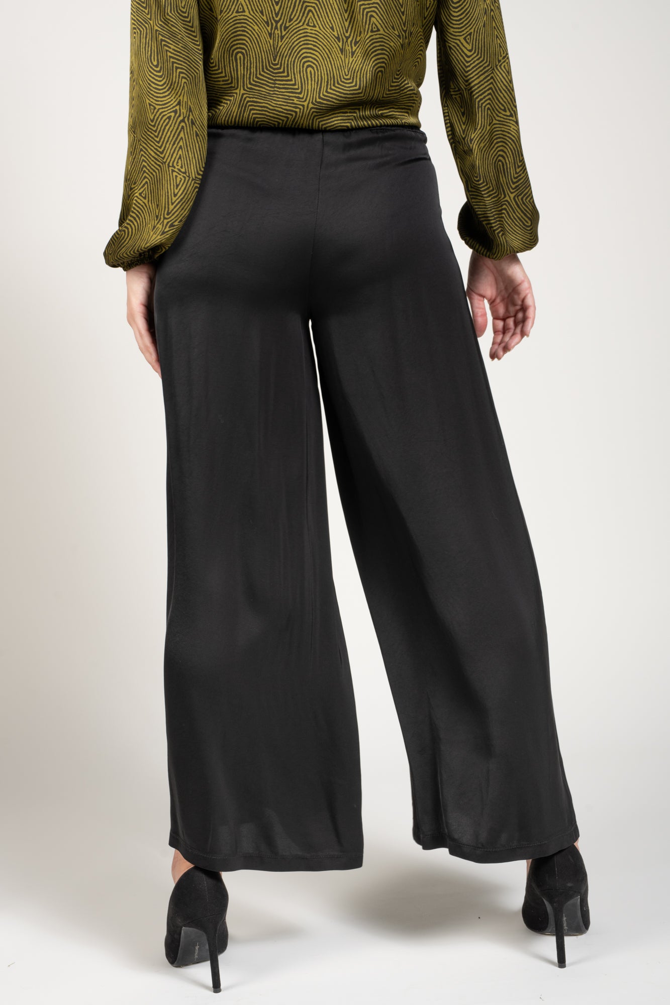 PANTALON MAXI ÉVASÉ DONOVAN NOIR